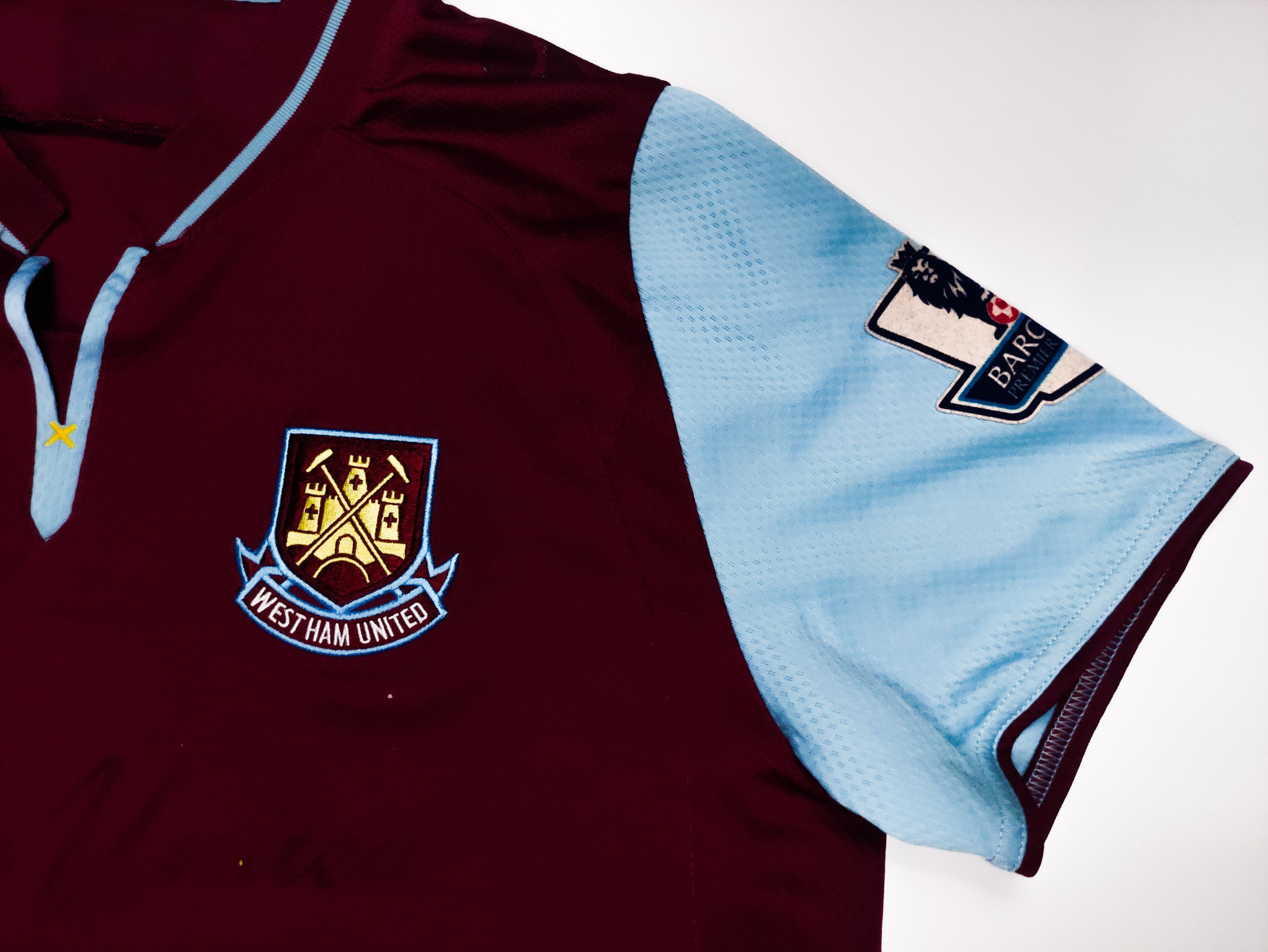 Macron Nolan #4 West Ham United 2012 2013 Macron Home Shirt Kit Size US XXS / EU 40 - 12 Thumbnail