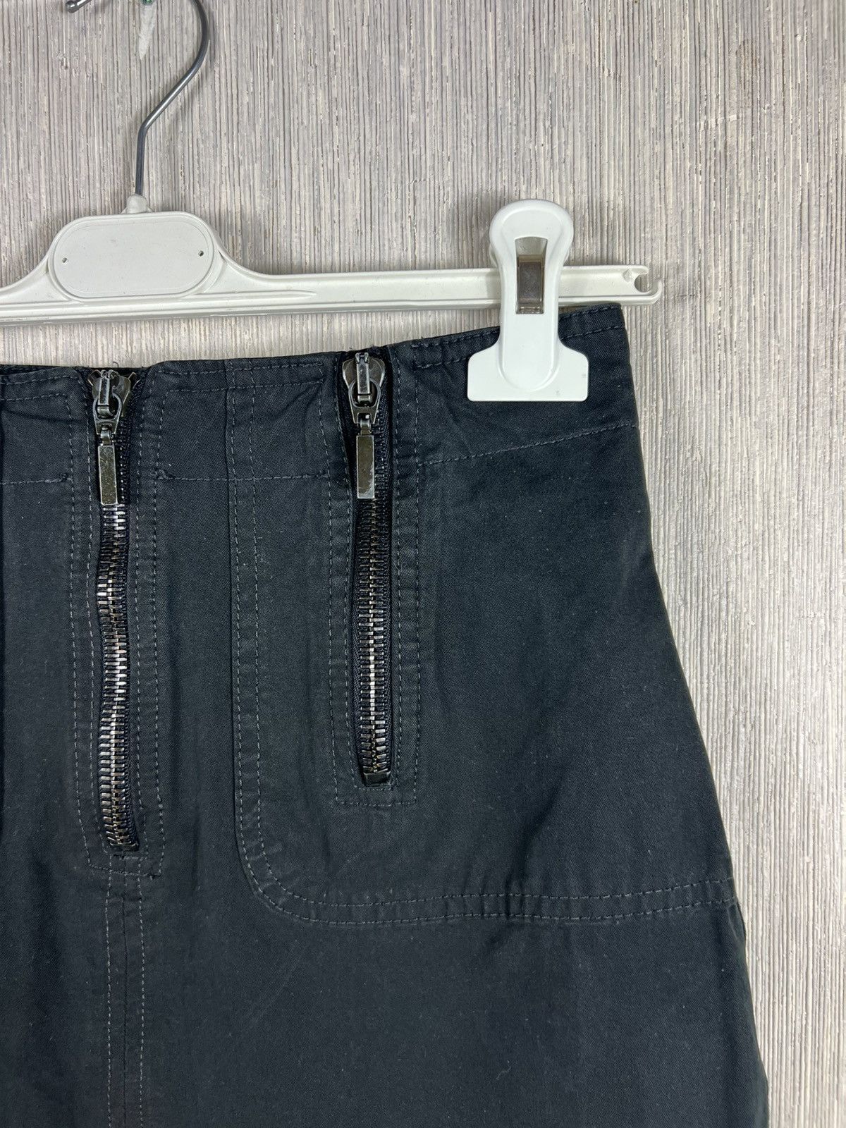 plein sud Plein sud jeanius 3 front zippers mini skirt y2k avant garde Size 26" / US 2 / IT 38 - 5 Thumbnail
