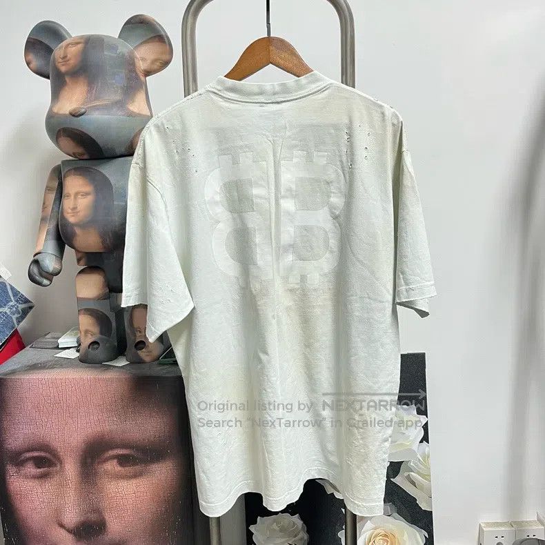 Balenciaga Balenciaga Bitcoin Short Sleeve Size US M / EU 48-50 / 2 - 2 Thumbnail