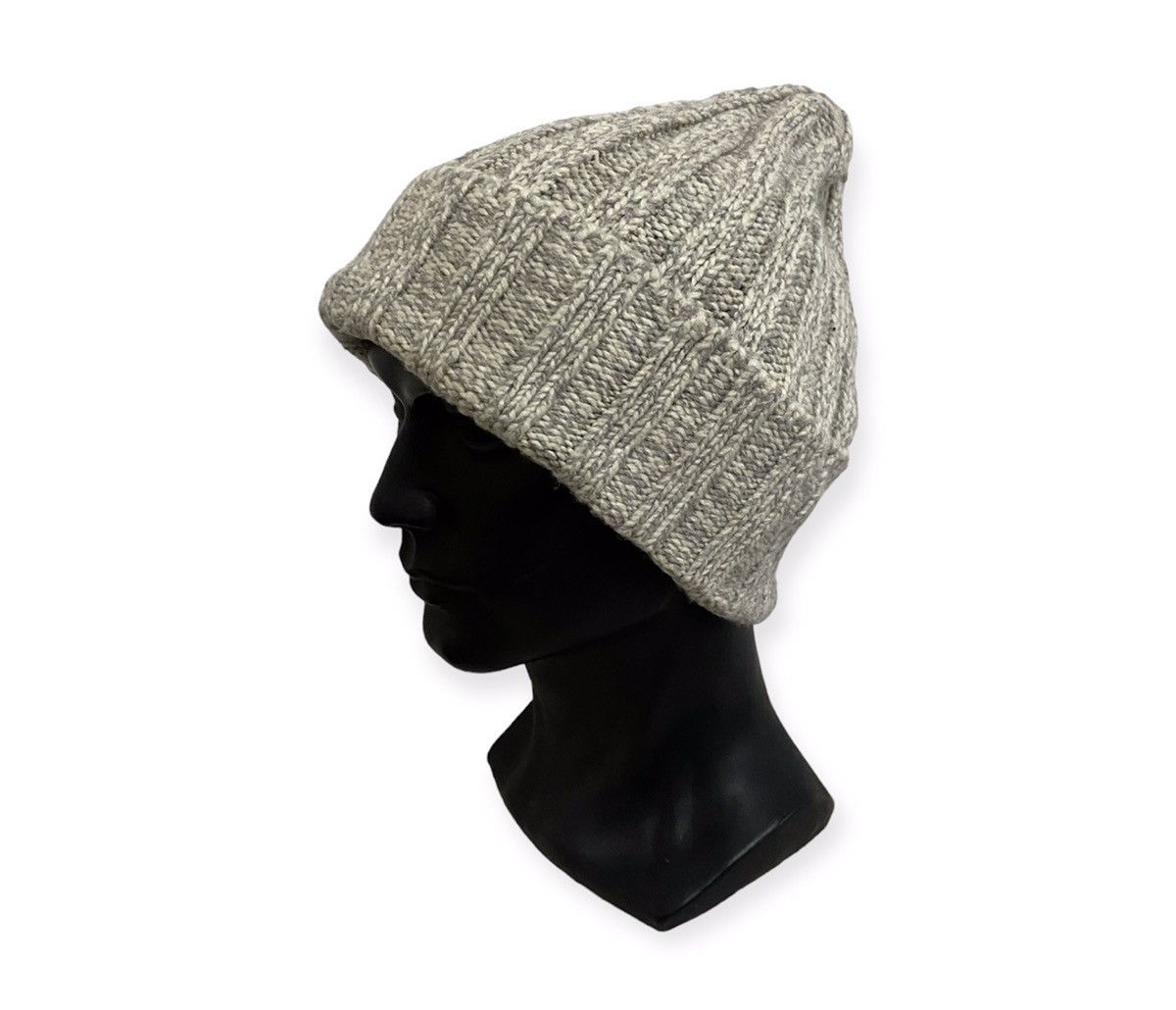 image of Uniqlo Plain Beanie Hat in Grey, Men's