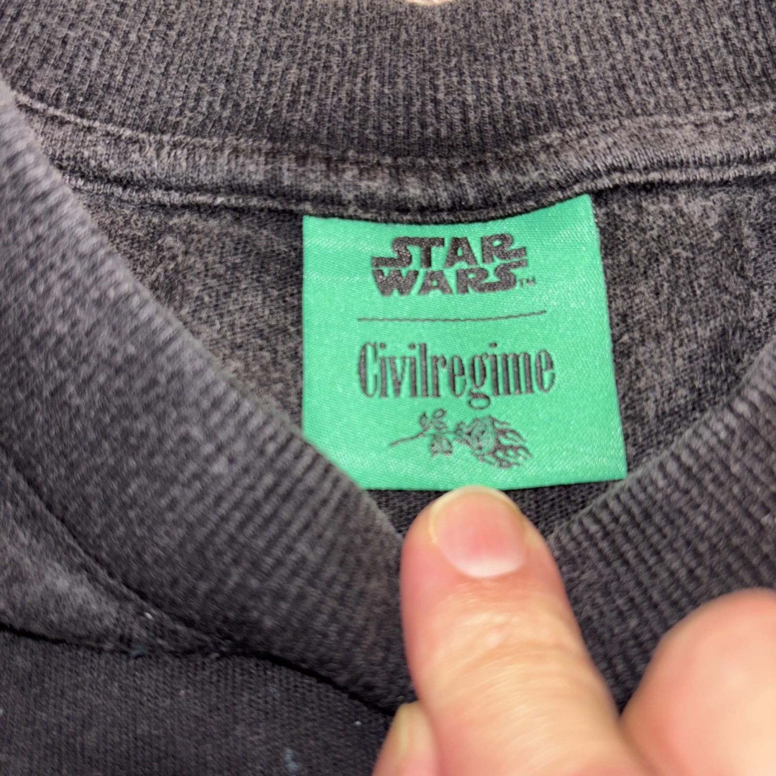 Civil Regime Civil Regime Star Wars Luke Skywalker NWT Large Black Tee Size US L / EU 52-54 / 3 - 6 Thumbnail