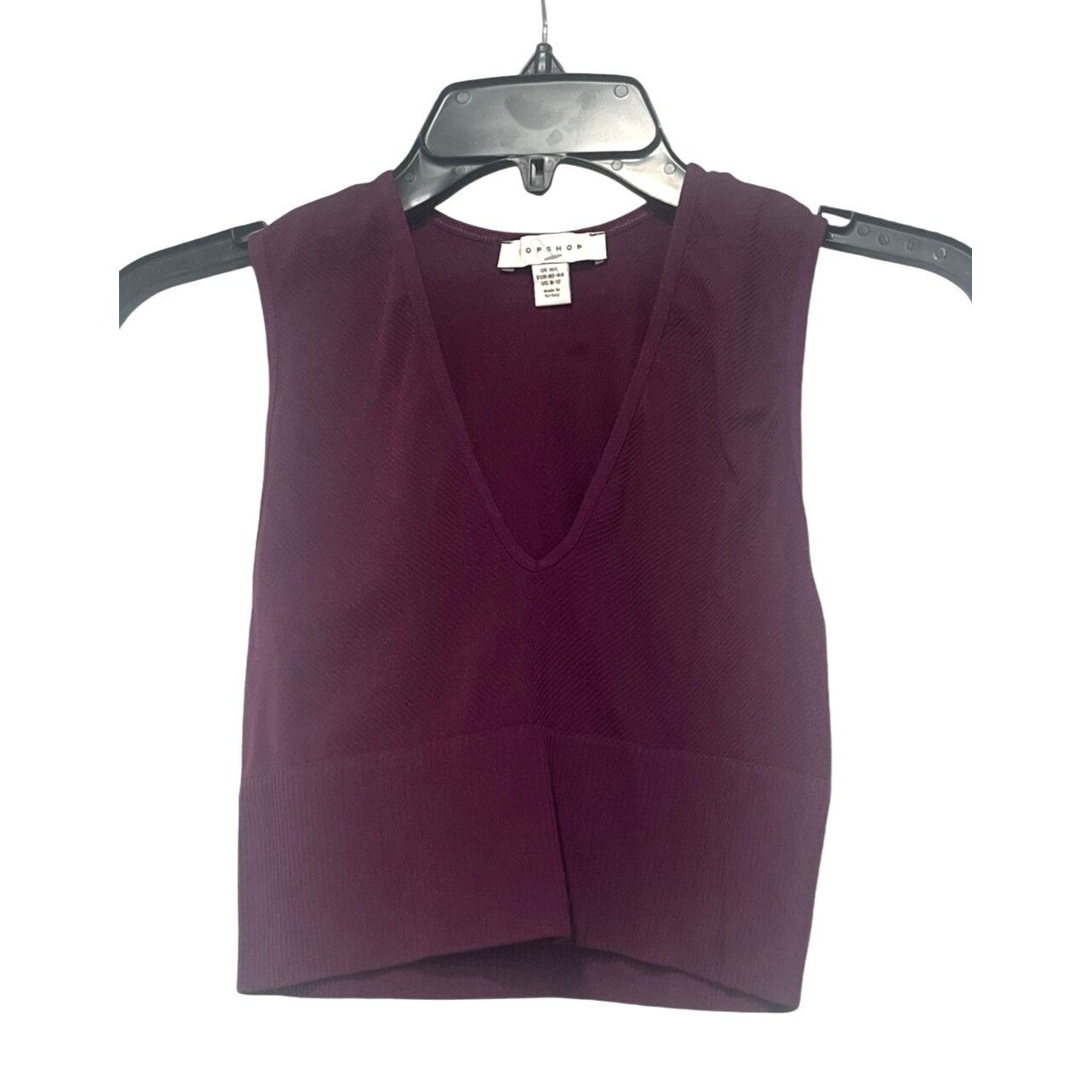 Topshop Topshop Seamless V Neck Bralette in Plum, Sz. M/L (US 8-12) Size ONE SIZE - 3 Thumbnail