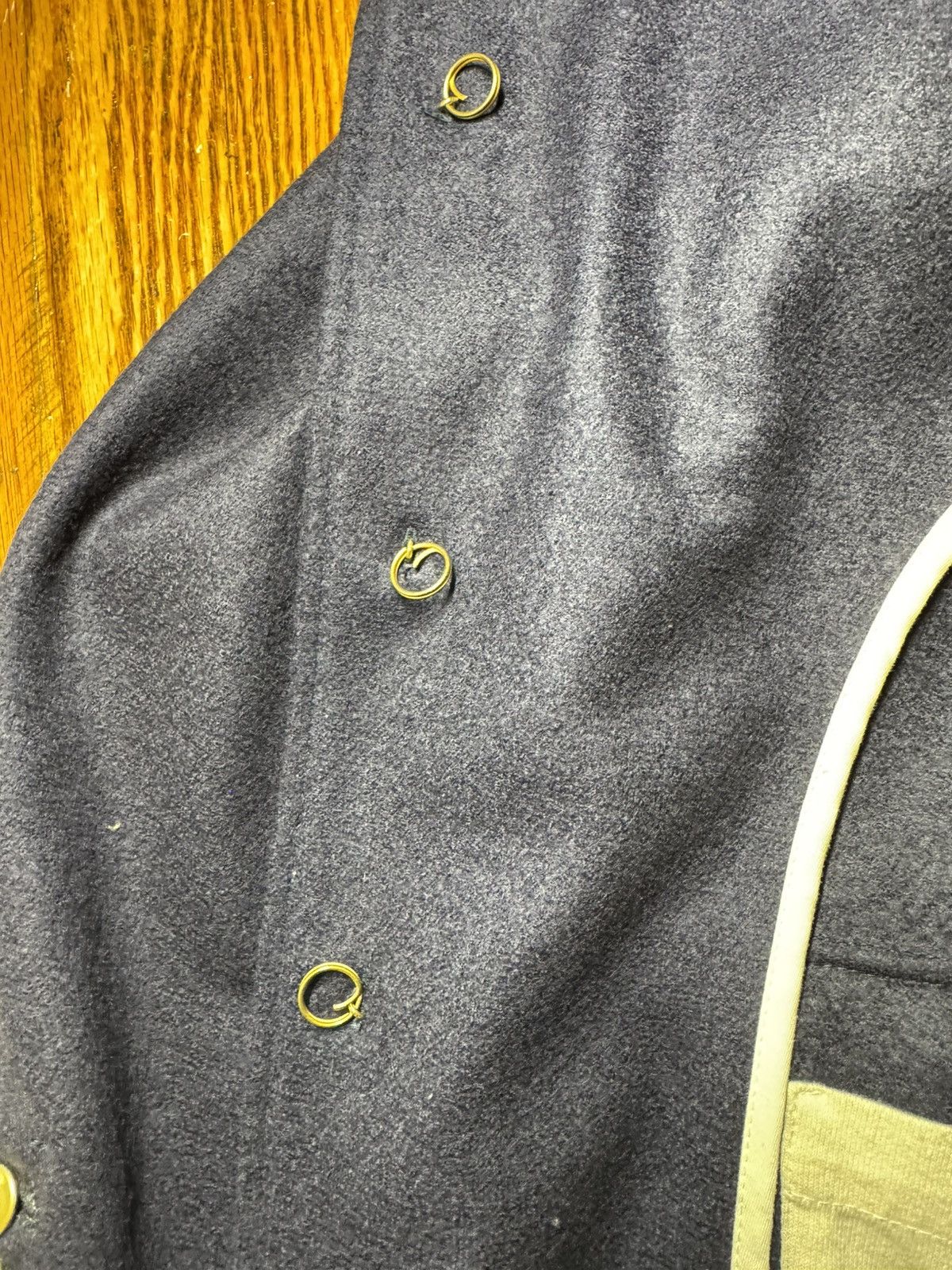 1ST PAT-RN 1STPAT-RN VITTORIO VENETO "MELTON DI MAGLIA" PURE WOOL - XXL Size 44R - 11 Thumbnail