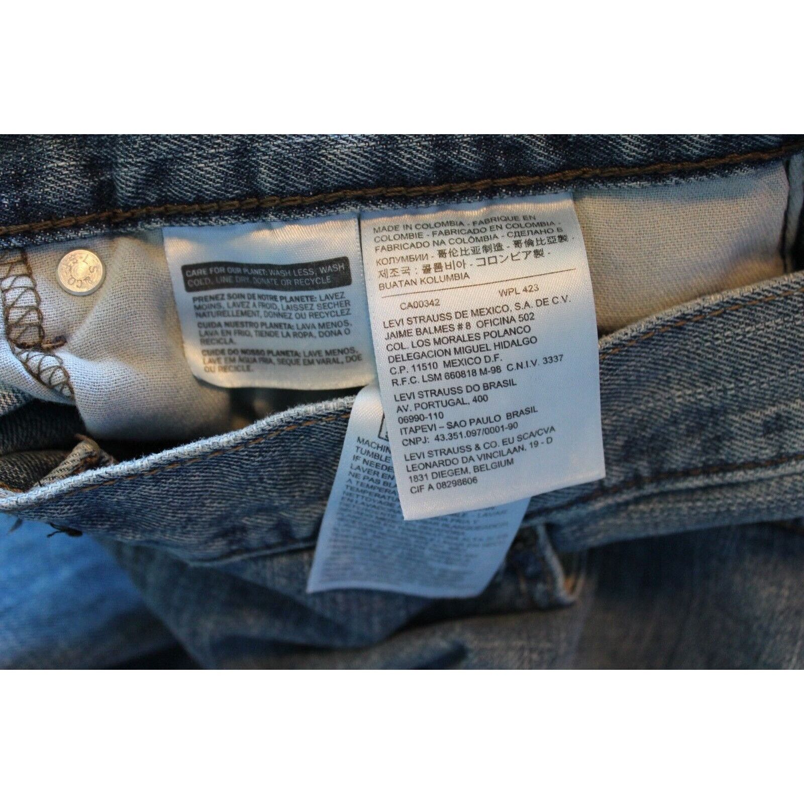 Levi's Levis 559 Jeans Mens 42x30 Blue Medium Fade Denium Y2K Size US 42 / EU 58 - 4 Thumbnail