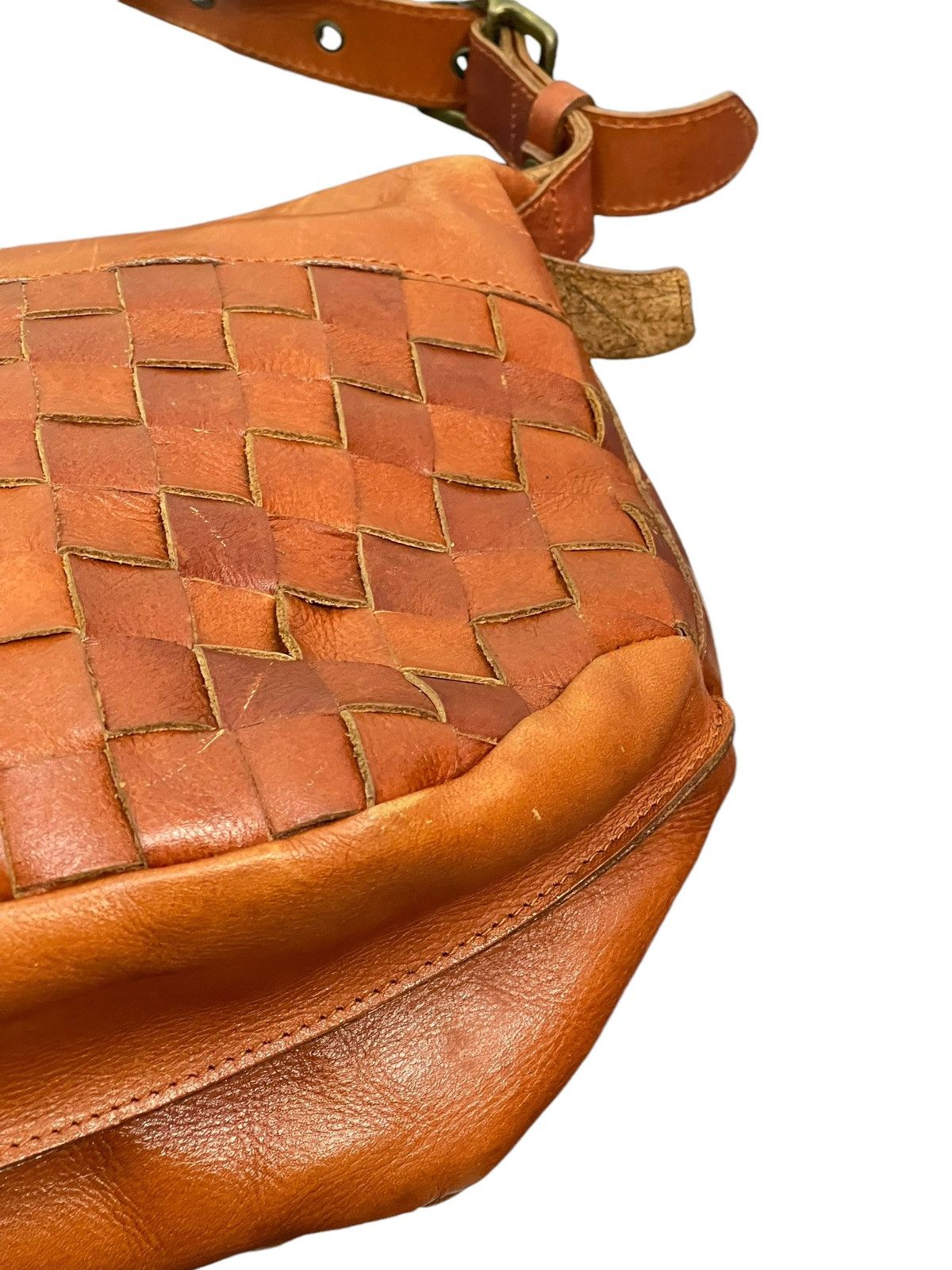 Genuine Leather Full Leather Work Zac Sac Cross Body Bag 5🟩 Size ONE SIZE - 9 Thumbnail
