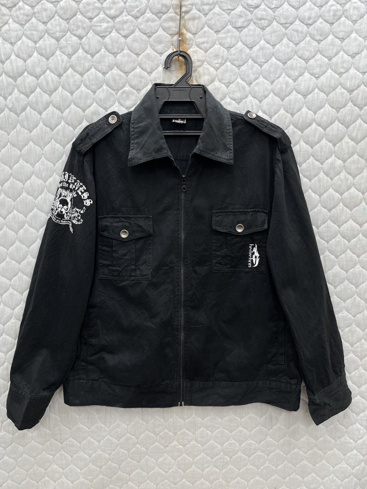 Le Grande Bleu (L.G.B.) 🔥🔥🔥ARCHIVE HEDGEHOP SKULLS JACKET Size US M / EU 48-50 / 2 - 4 Thumbnail