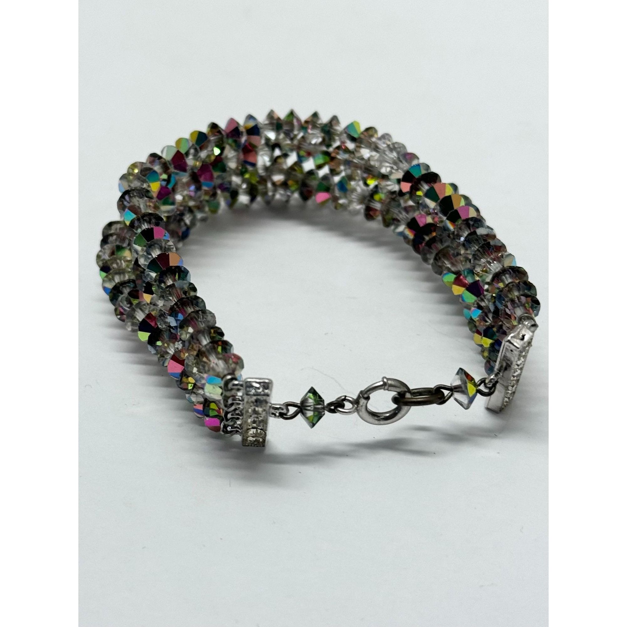 Vintage Vintage crystal rhinestone multi strand bracelet Size ONE SIZE - 2 Thumbnail