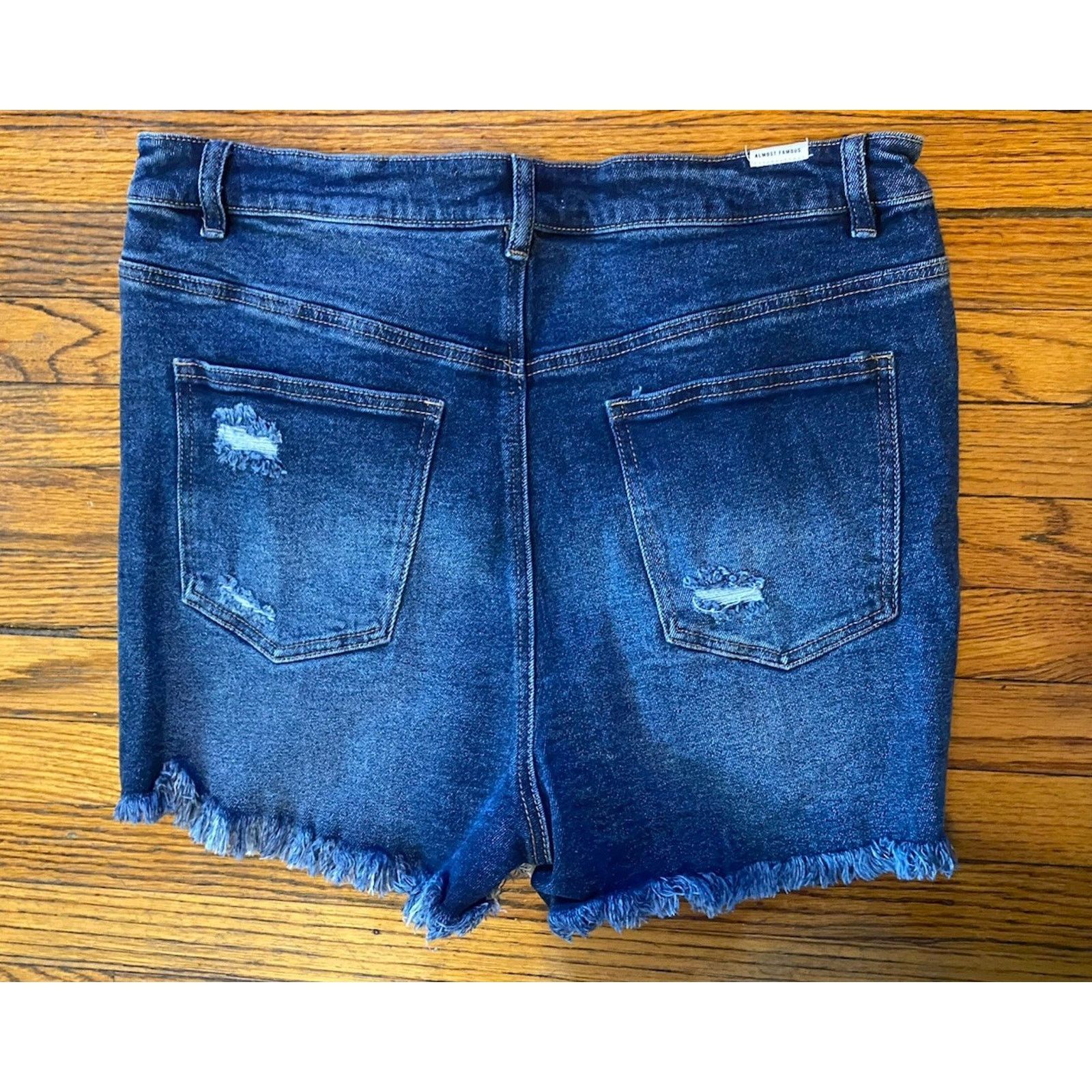 Almost Famous Almost Famous Cut Off Denim Distressed Jean Shorts Womens 16 Size 38" / US 16 / IT 52 - 3 Thumbnail