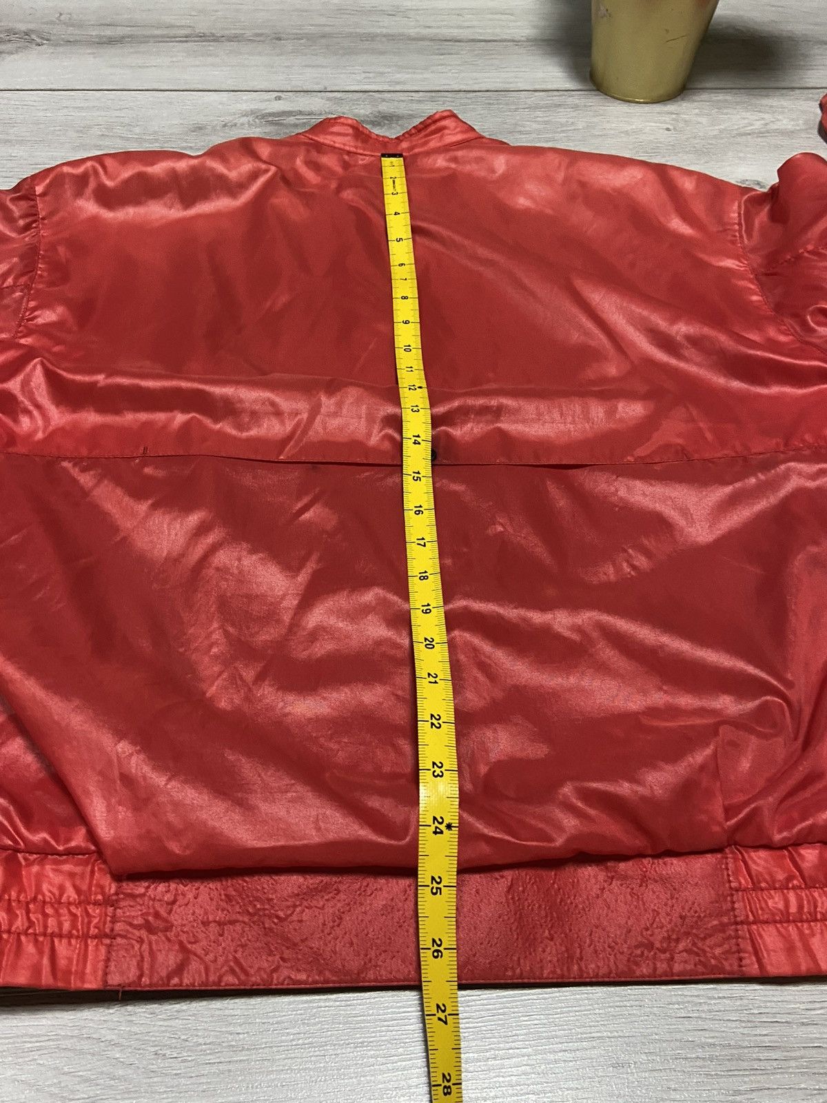 Marlboro Marlboro vintage red nylon bomber zip Size US L / EU 52-54 / 3 - 5 Thumbnail