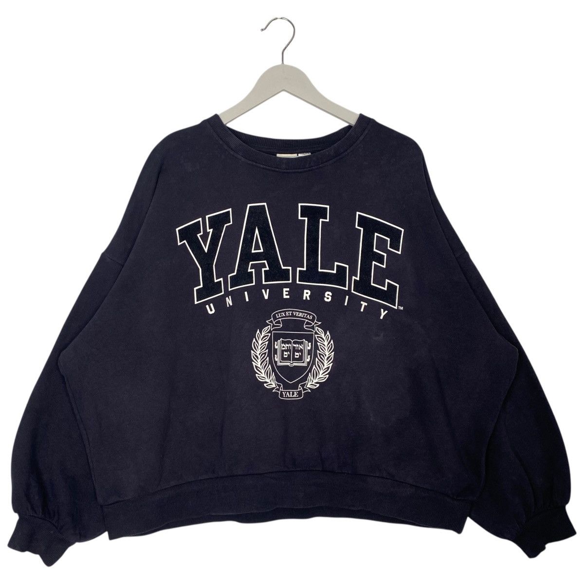 Vintage Vintage HM Yale Big Printed Crewneck Sweatshirt Black Size L Size US L / EU 52-54 / 3 - 1 Thumbnail