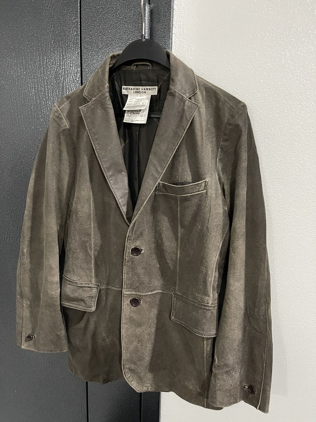 Katharine Hamnett London Vintage Katharine Hamnett London Cow Leather Jacket Size US S / EU 44-46 / 1 - 3 Thumbnail