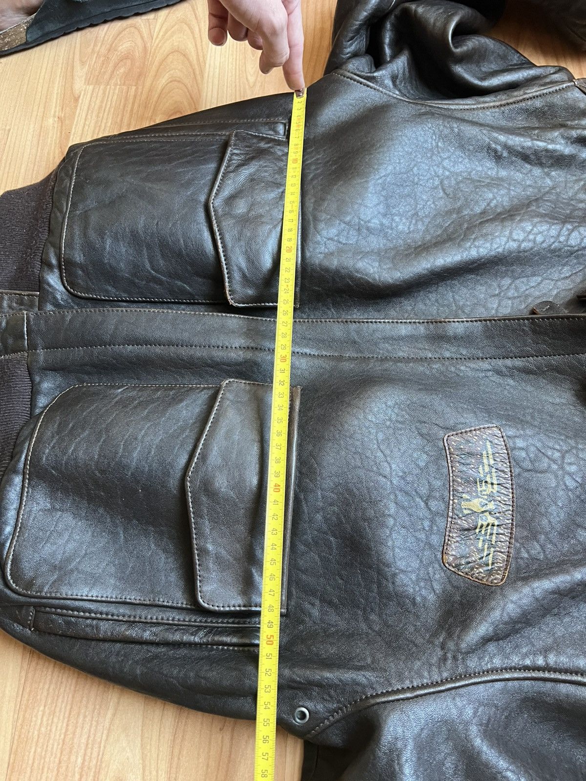 Avirex Avirex Flight Jacket Leather Glenn Miller’s Design Vintage Size US L / EU 52-54 / 3 - 19 Thumbnail