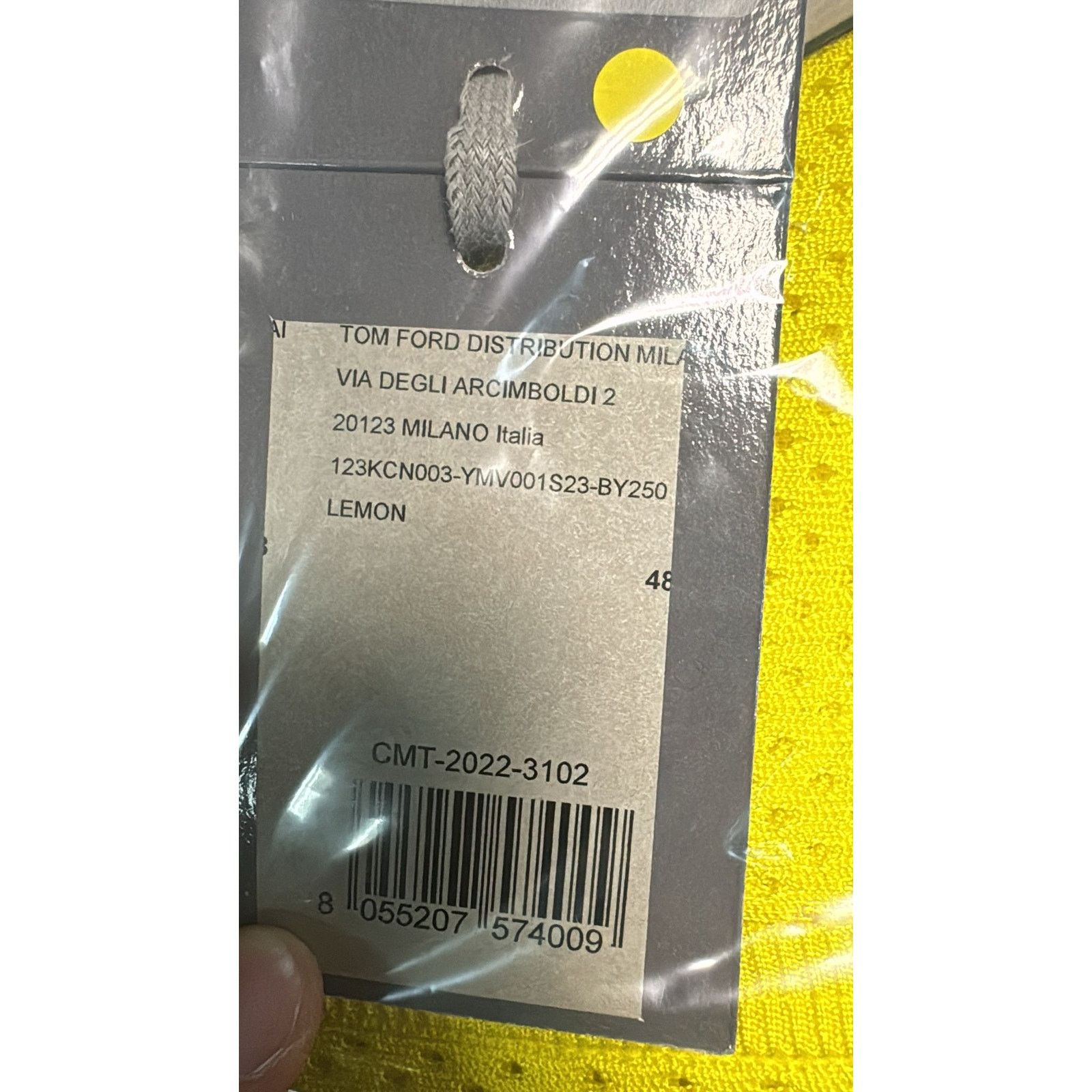 Tom Ford o1rshd1 Mesh Top Tank in Yellow Size US M / EU 48-50 / 2 - 9 Thumbnail