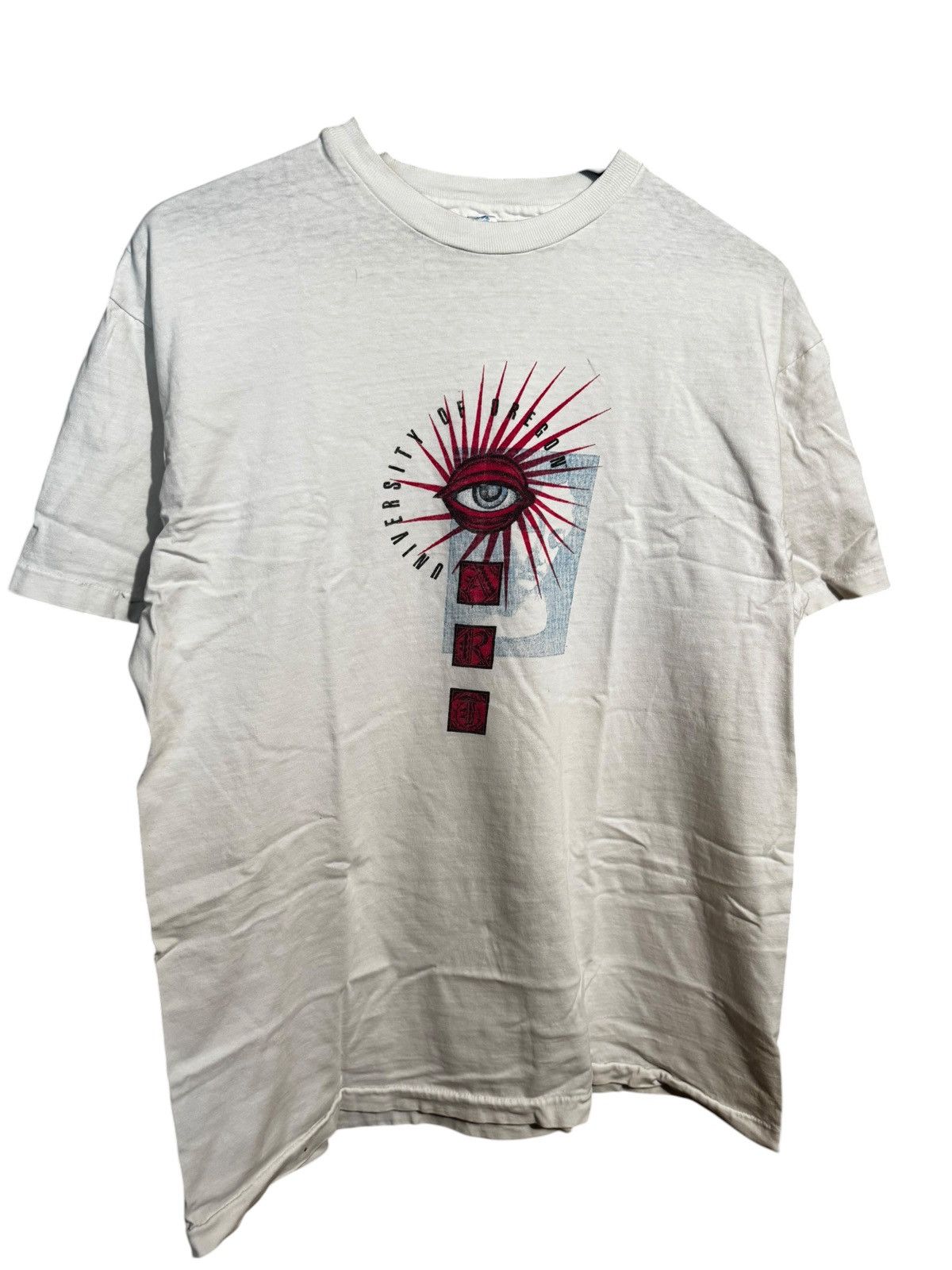 Vintage Made in usa University of oregon tee Size US L / EU 52-54 / 3 - 2 Thumbnail