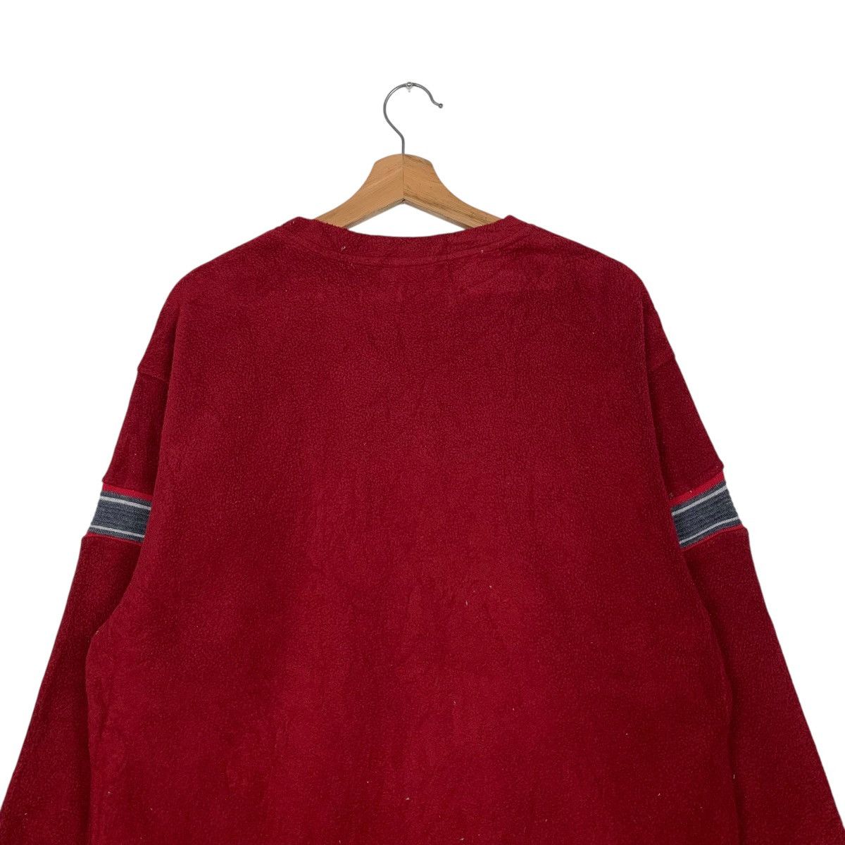 Quiksilver QUIKSILVER Pullover Red Fleece Crewneck Sweater #1585-C71 Size US L / EU 52-54 / 3 - 8 Thumbnail