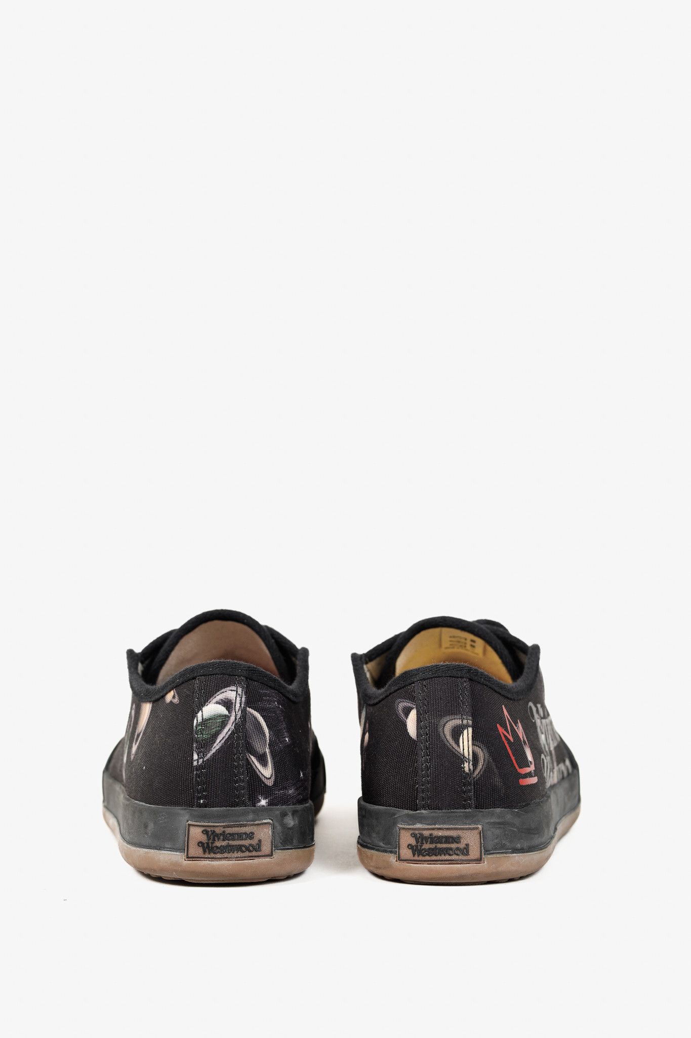 Vivienne Westwood Vivienne Westwood Black Canvas Jupiter Animal Toe Trainers Size US 8.5 / EU 41-42 - 3 Thumbnail