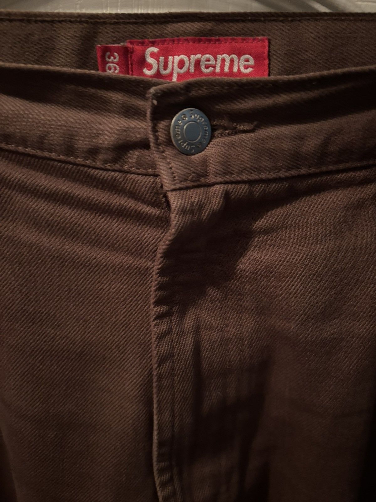 Supreme supreme baggy jean fw23 brown size 36 camo locharron Size US 36 / EU 52 - 2 Thumbnail