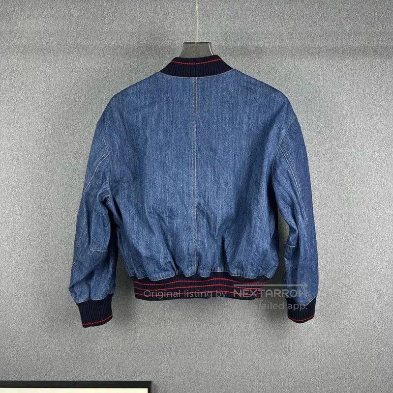 Miu Miu Miu Miu Blue Women's Jacket . Size M / US 6-8 / IT 42-44 - 2 Thumbnail