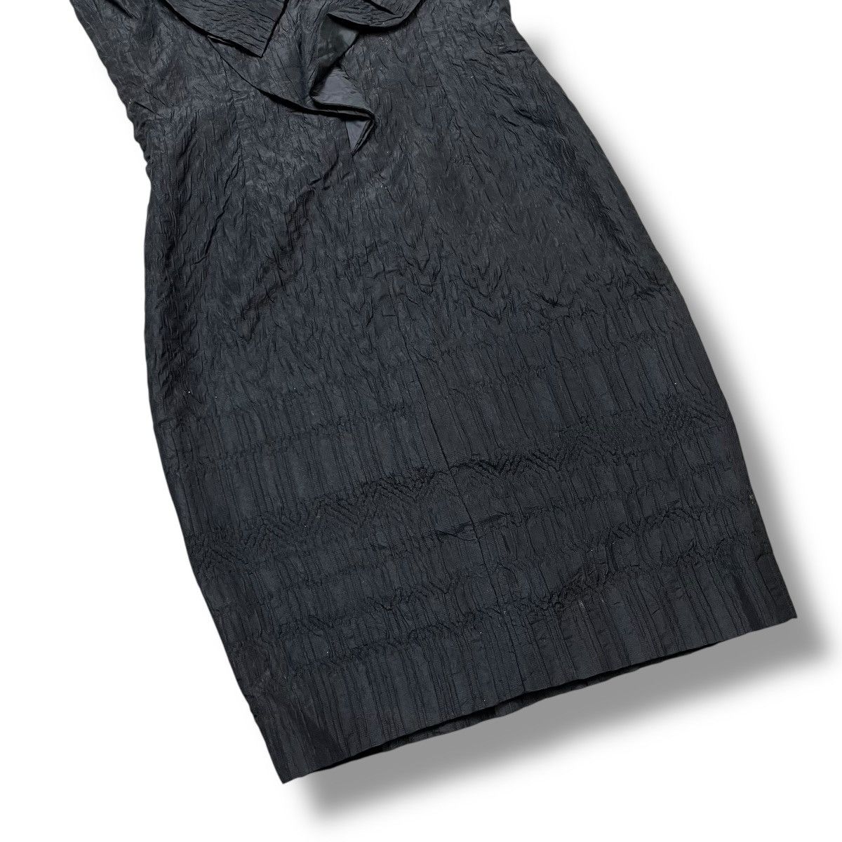 Moschino Black dress pleated moschino midi dress Size S / US 4 / IT 40 - 7 Thumbnail