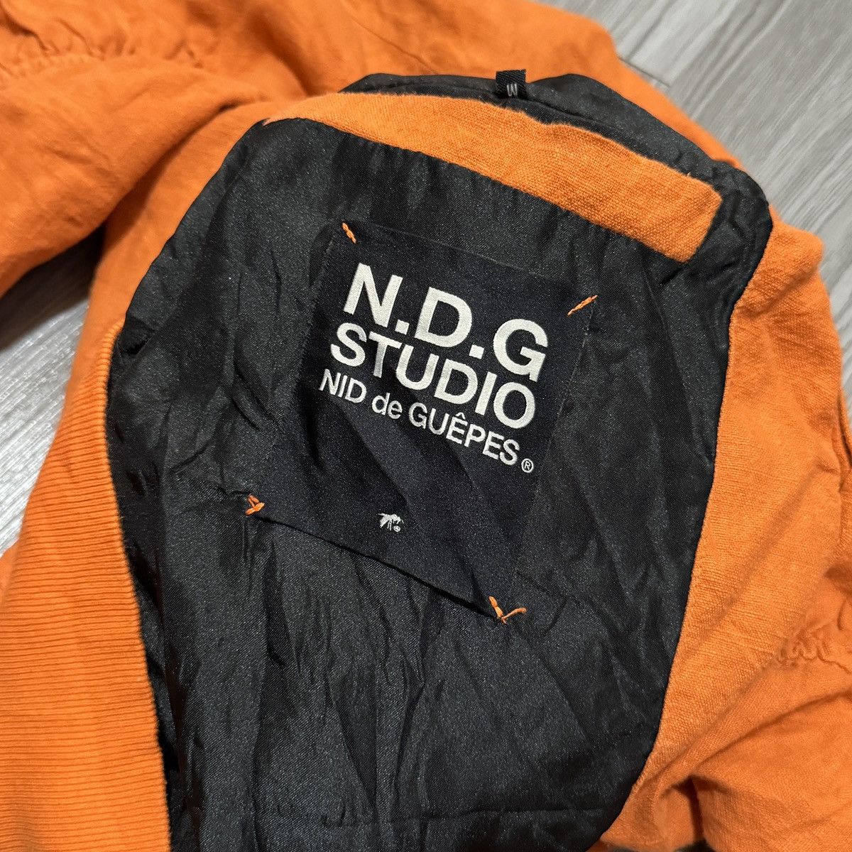 Nid De Guepes N.D.G Studio NID de GUDÊPES Orange Bomber Size US M / EU 48-50 / 2 - 6 Thumbnail
