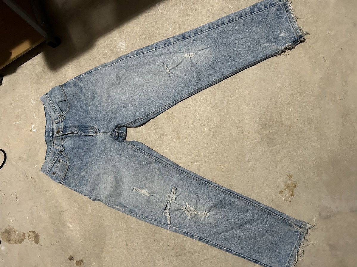 Designer × L.L. Bean × Vintage LL bean vintage distressed jeans Size 28" / US 6 / IT 42 - 1 Thumbnail