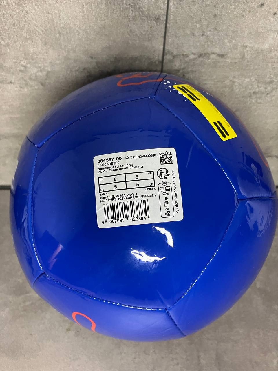 Puma Puma Ball Big Logo Football Italia Italy Euro 084557-06 Size ONE SIZE - 3 Thumbnail