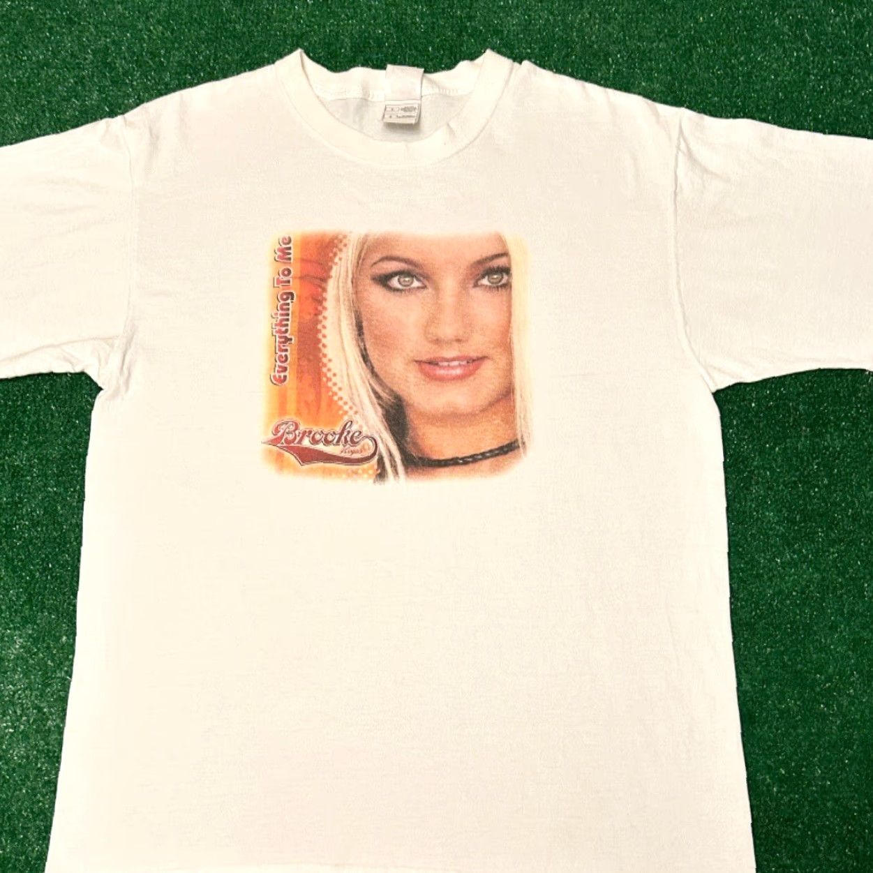 Hogan VINTAGE Brooke Hogan Everything To Me Solo Wrestling Hogan Shirt Mens L White 90s Y2K WWE WWF 90s Sports Hip Hop Shirts Men L Size US L / EU 52-54 / 3 - 2 Thumbnail