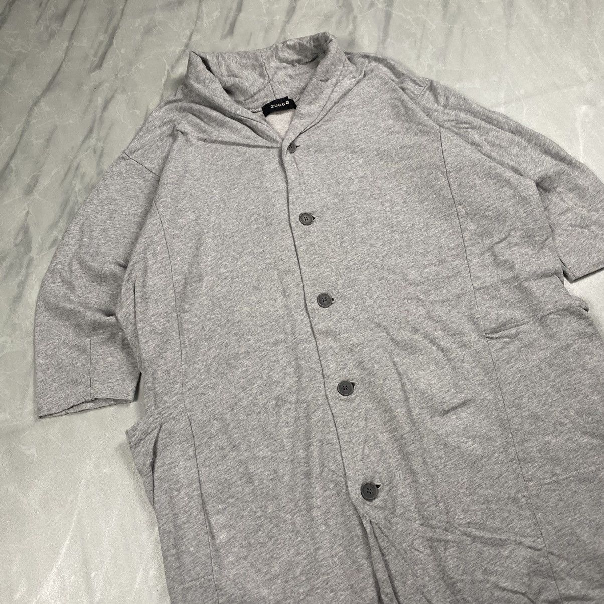 Zucca Vintage Zucca Issey Miyake Long Coat Sweatshirt Size US M / EU 48-50 / 2 - 2 Thumbnail
