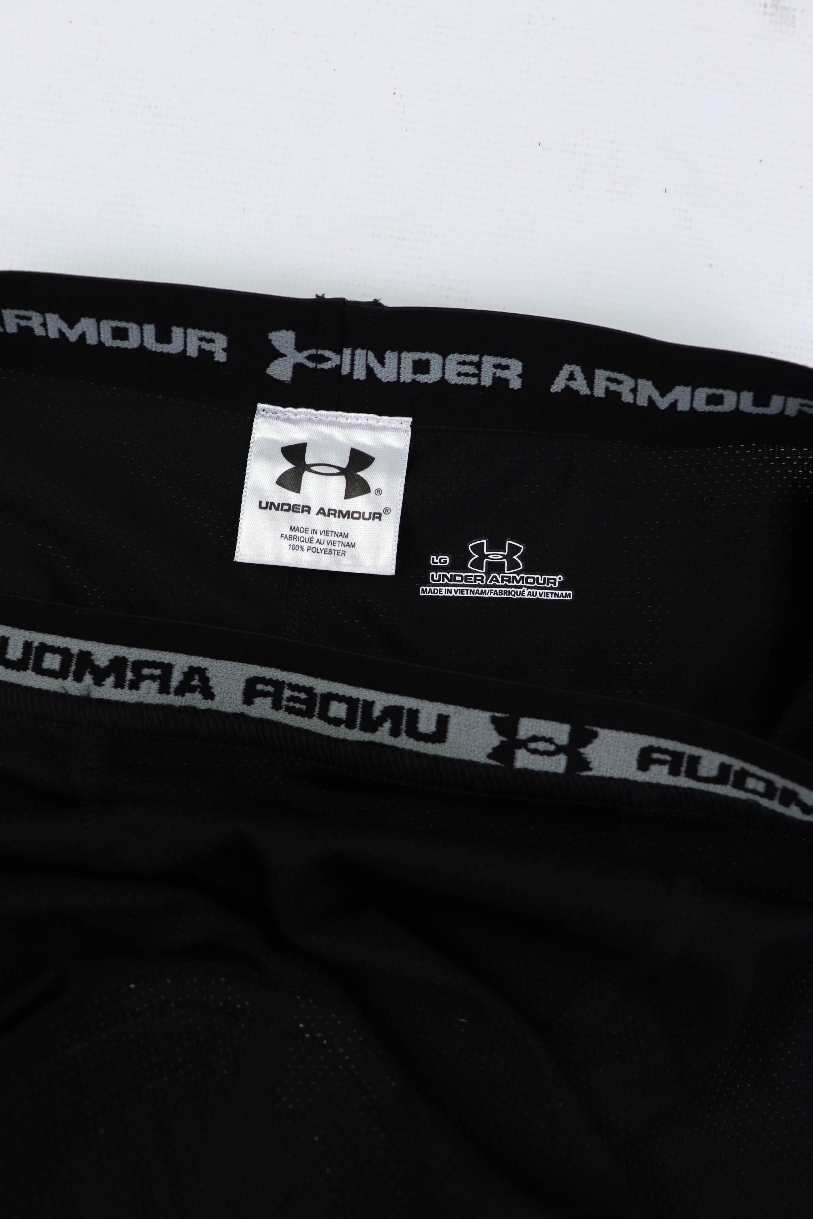 Under Armour 00s Vintage Under Armour 2in1 Transform Black Cycling Shorts Size US 34 / EU 50 - 15 Thumbnail