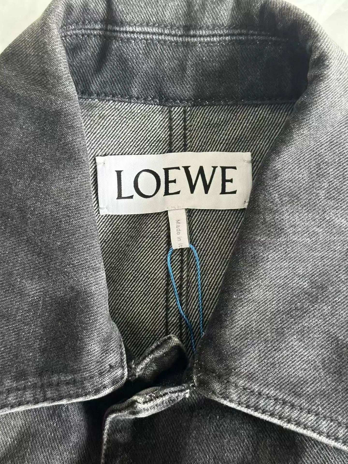 Loewe LOEWE Leather Patch Denim Jacket Size 50 98 New Size US M / EU 48-50 / 2 - 4 Thumbnail