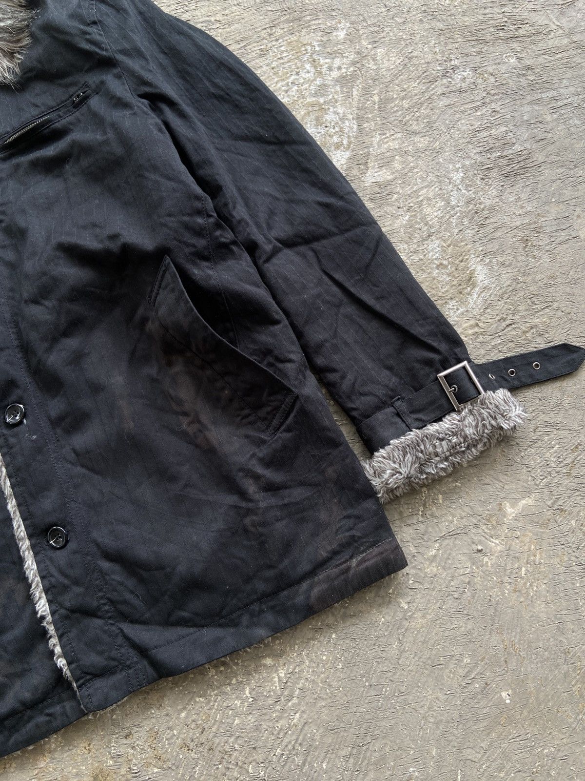 Isamu Katayama Backlash 2000s Spinash - Vkei Apocalypse Style Trim Fur Jacket Size US L / EU 52-54 / 3 - 12 Thumbnail