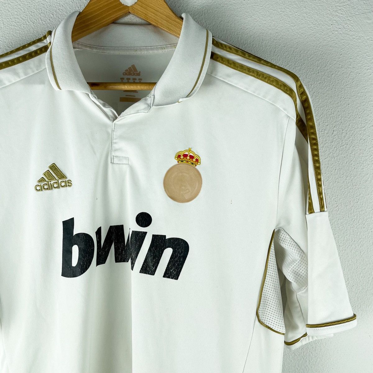 Adidas REAL MADRID ADIDAS 2011/2012 FOOTBALL HOME JERSEY RONALDO Size US XL / EU 56 / 4 - 6 Thumbnail