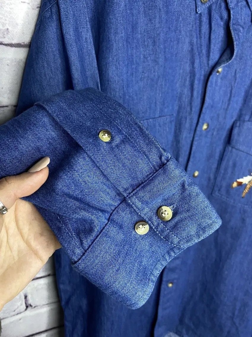 Designer 🏜️Men’s Vintage 90s Shirts Button Ups Crazy Cow Boy Y2K🏜️ Size US XL / EU 56 / 4 - 4 Thumbnail