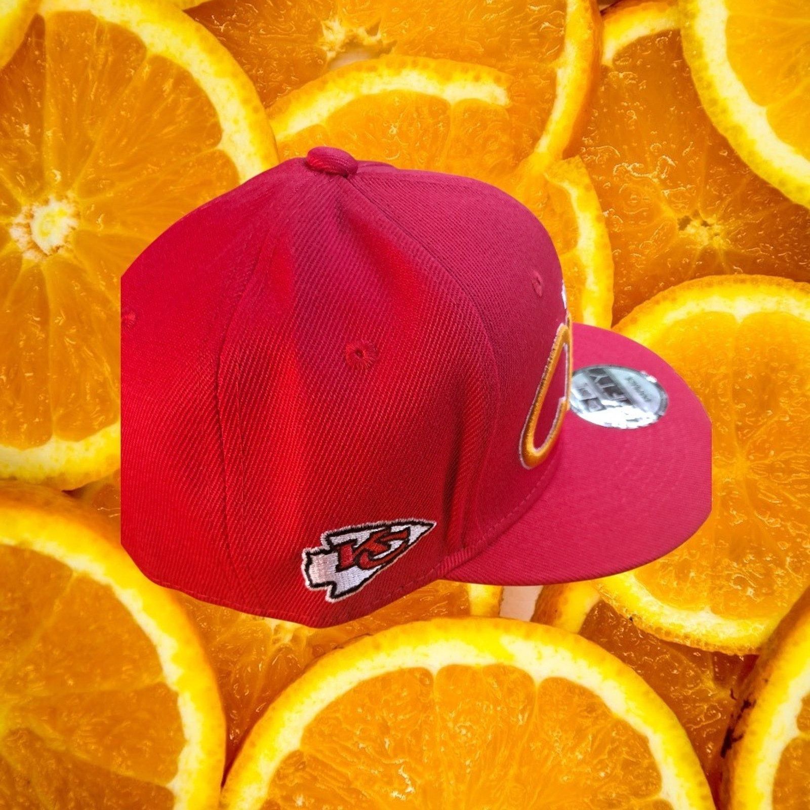New Era Kansas City Chiefs New Era Snapback Hat Cap NFL Football Red Size ONE SIZE - 5 Thumbnail