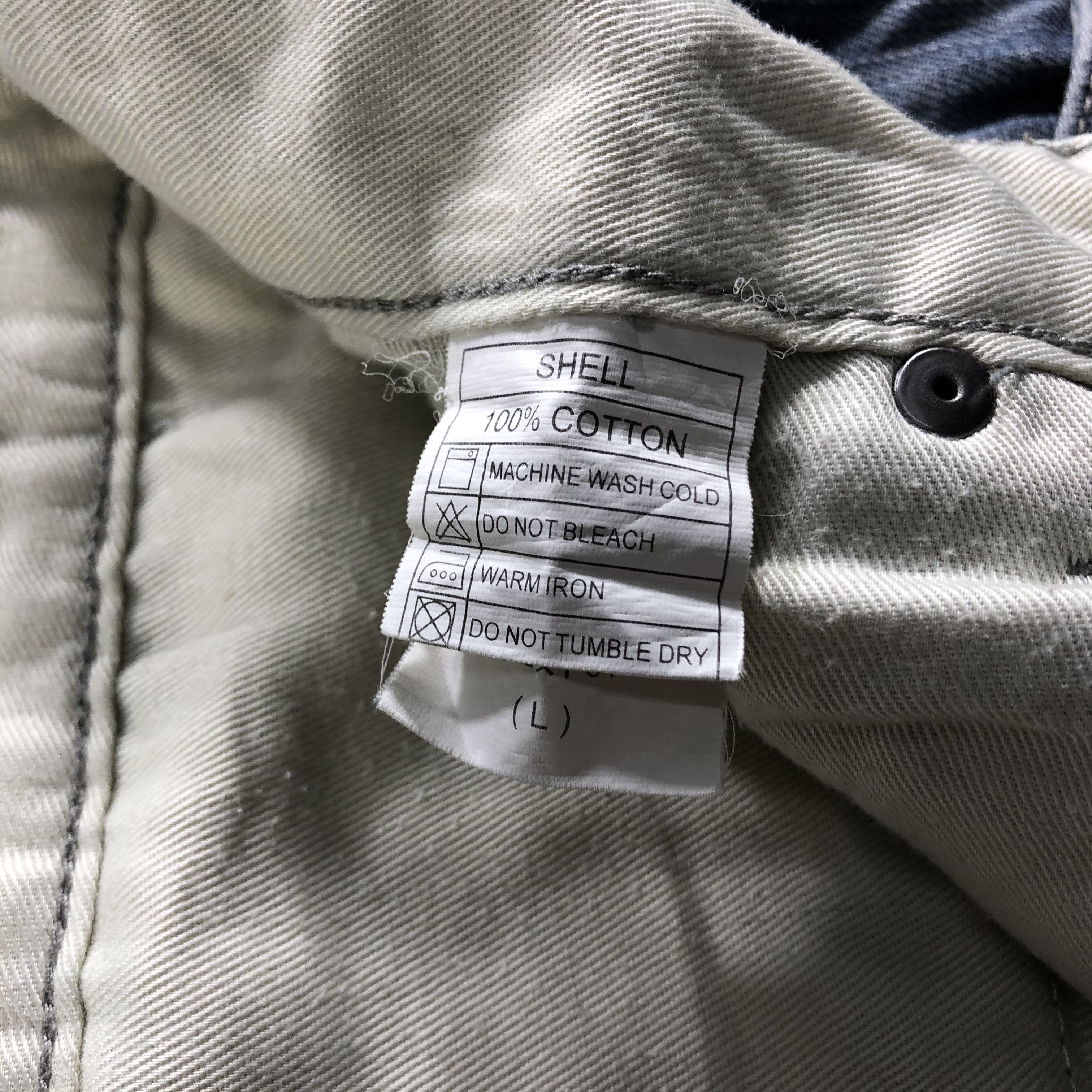Japanese Brand Jungle Storm Cargo Jeans Faded Blue KJ2915 Size US 32 / EU 48 - 7 Thumbnail