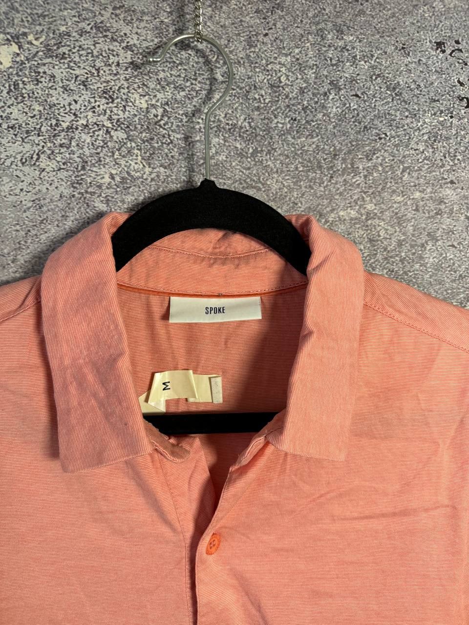 SPOKE Spoke London Polo Shirt Men's Rose Collar Stripes Medium Size US M / EU 48-50 / 2 - 8 Thumbnail