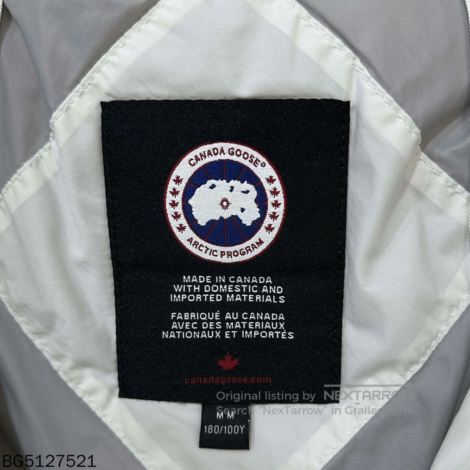 Canada Goose Canada Goose White Puffer Jacket. Size US M / EU 48-50 / 2 - 4 Thumbnail