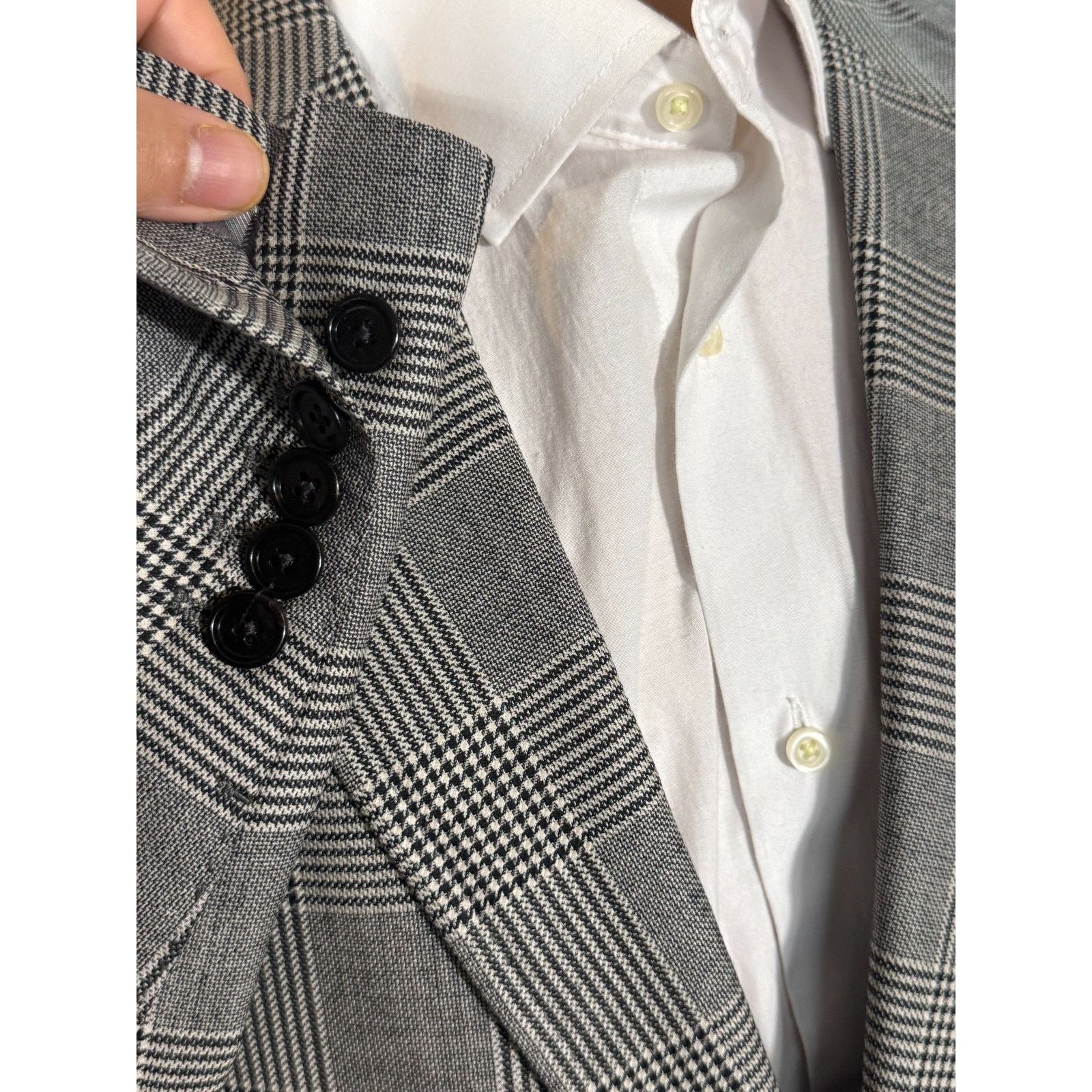 Tom Ford Tom Ford New w Tags PrinceWales Houndstooth Blazer 56 EU 46R Size 46R - 19 Thumbnail