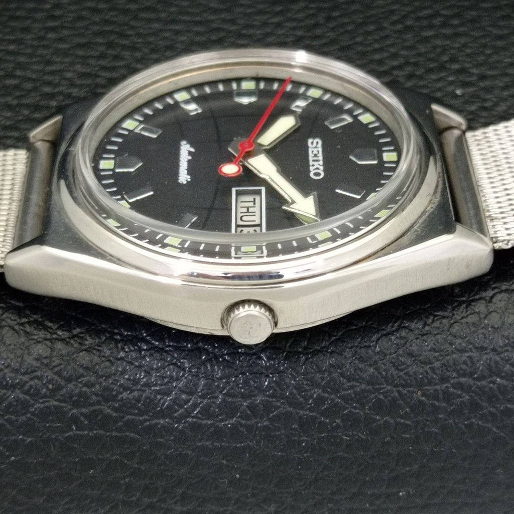 Seiko JAPAN VINTAGE SEIKO AUTOMATIC 6309A MENS WATCH a700408-1 Size 38 - 5 Thumbnail