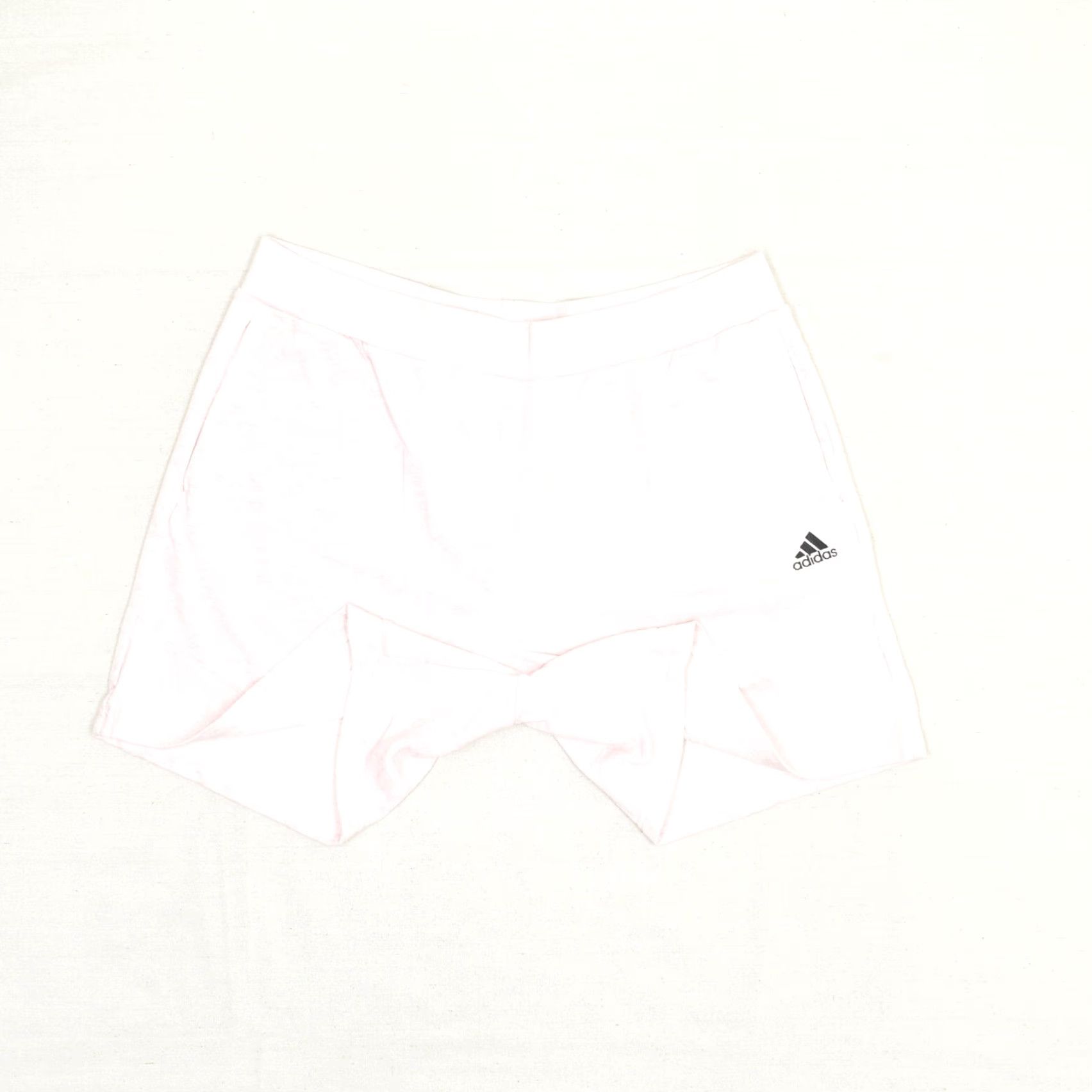 Adidas Adidas Sweat Shorts Pull On Solid Polyester Pink 2XL Womens Shorts Size 40" / US 18 - 2 Thumbnail