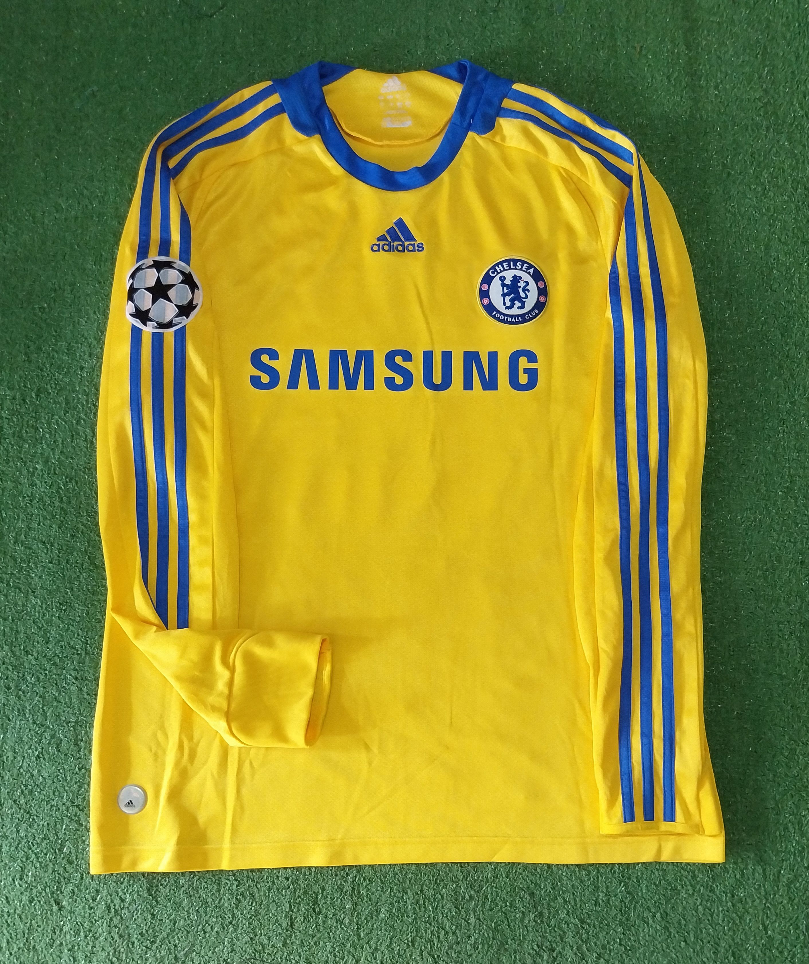 Adidas Soccer Jersey Vintage Chelsea away 2008 2009 ballack long sleeve jersey football Grailed