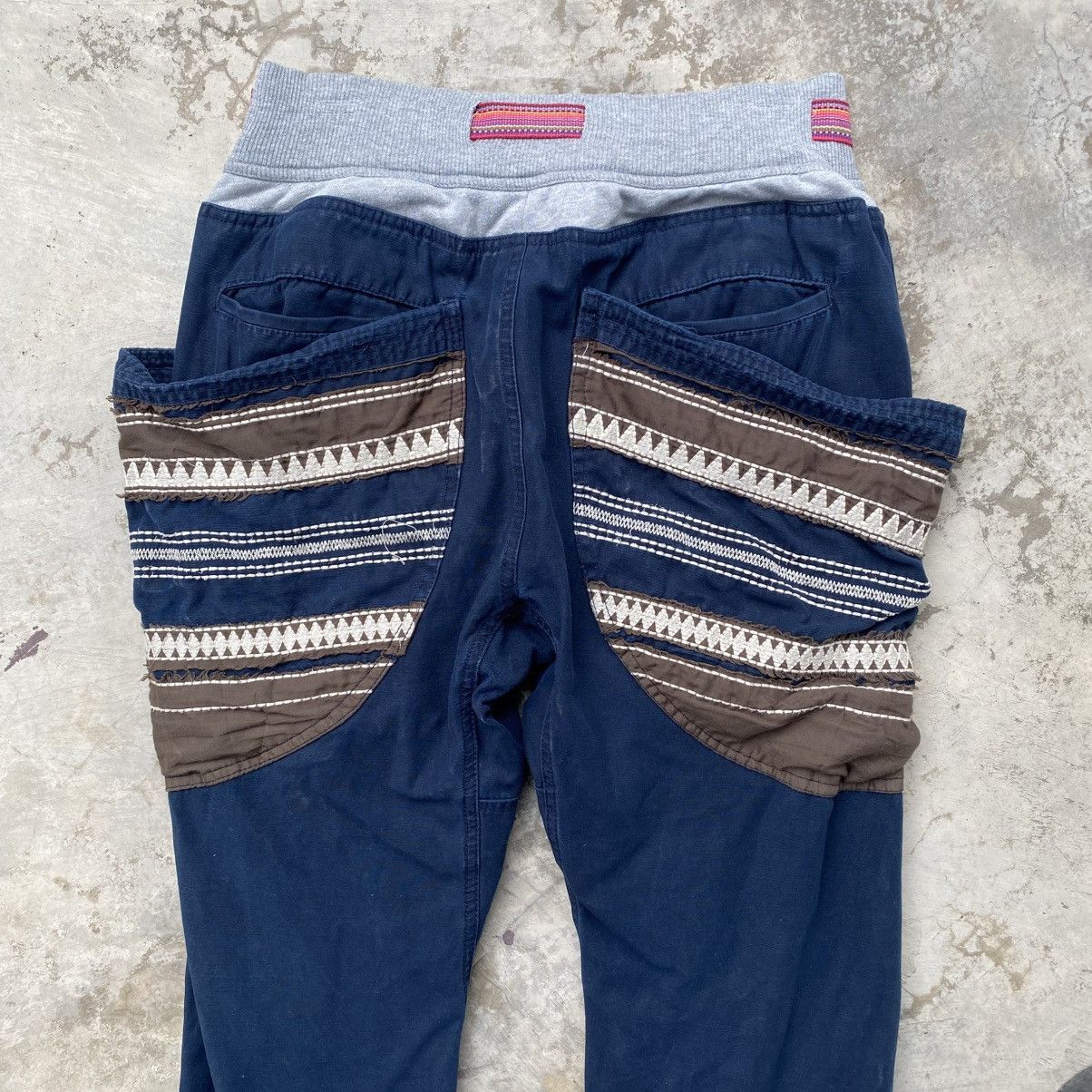 go slow caravan GO SLOW CARAVAN Native Pocket Denim Climbing Pants Size 34" / US 12 / IT 48 - 6 Thumbnail