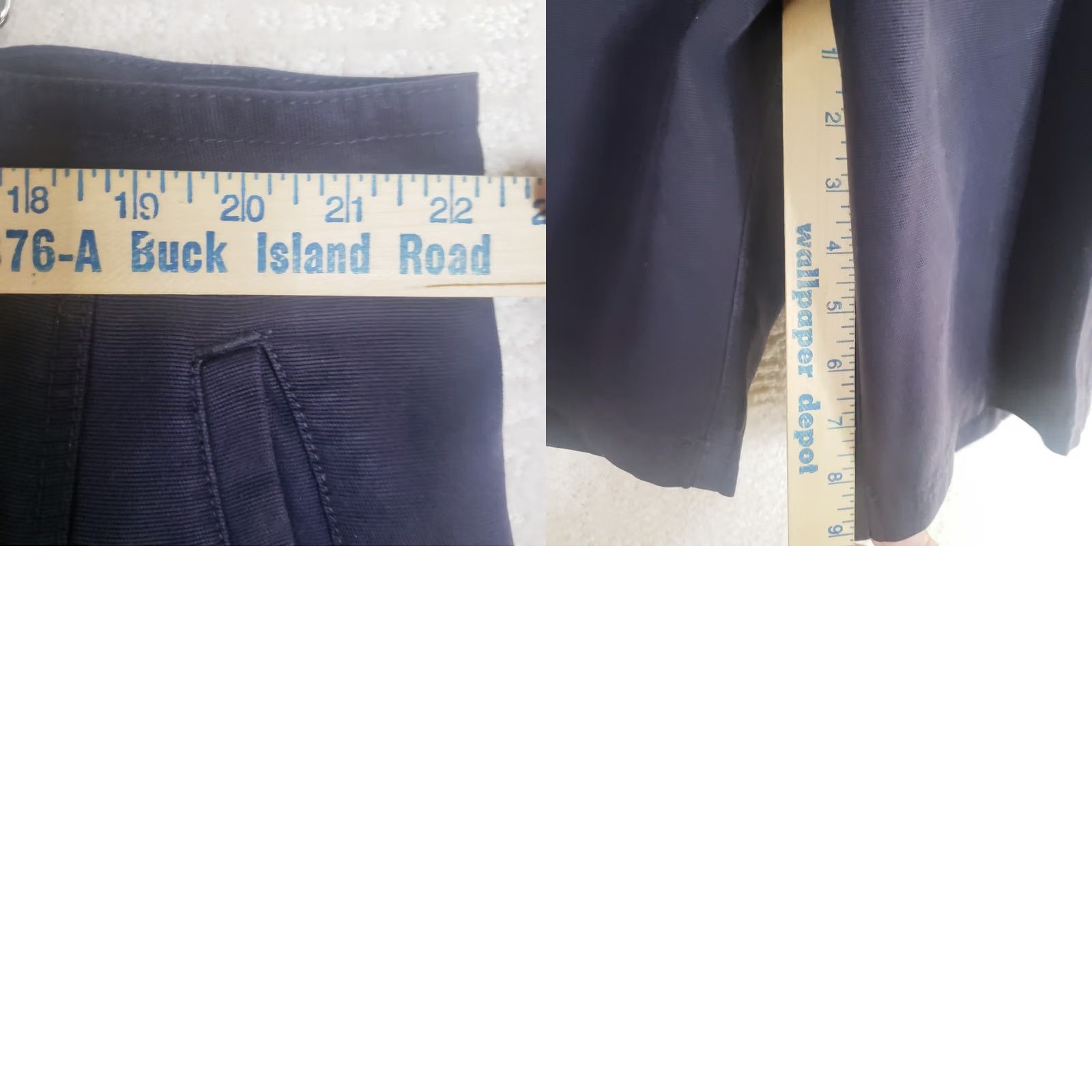 Tommy Bahama Tommy Bahama Shorts Mens 44 Black Stretch Chino Casual Flat Front 10in Inseam Canvas Pocket Pockets Regular Classic Mens Size US 44 / EU 60 - 9 Thumbnail