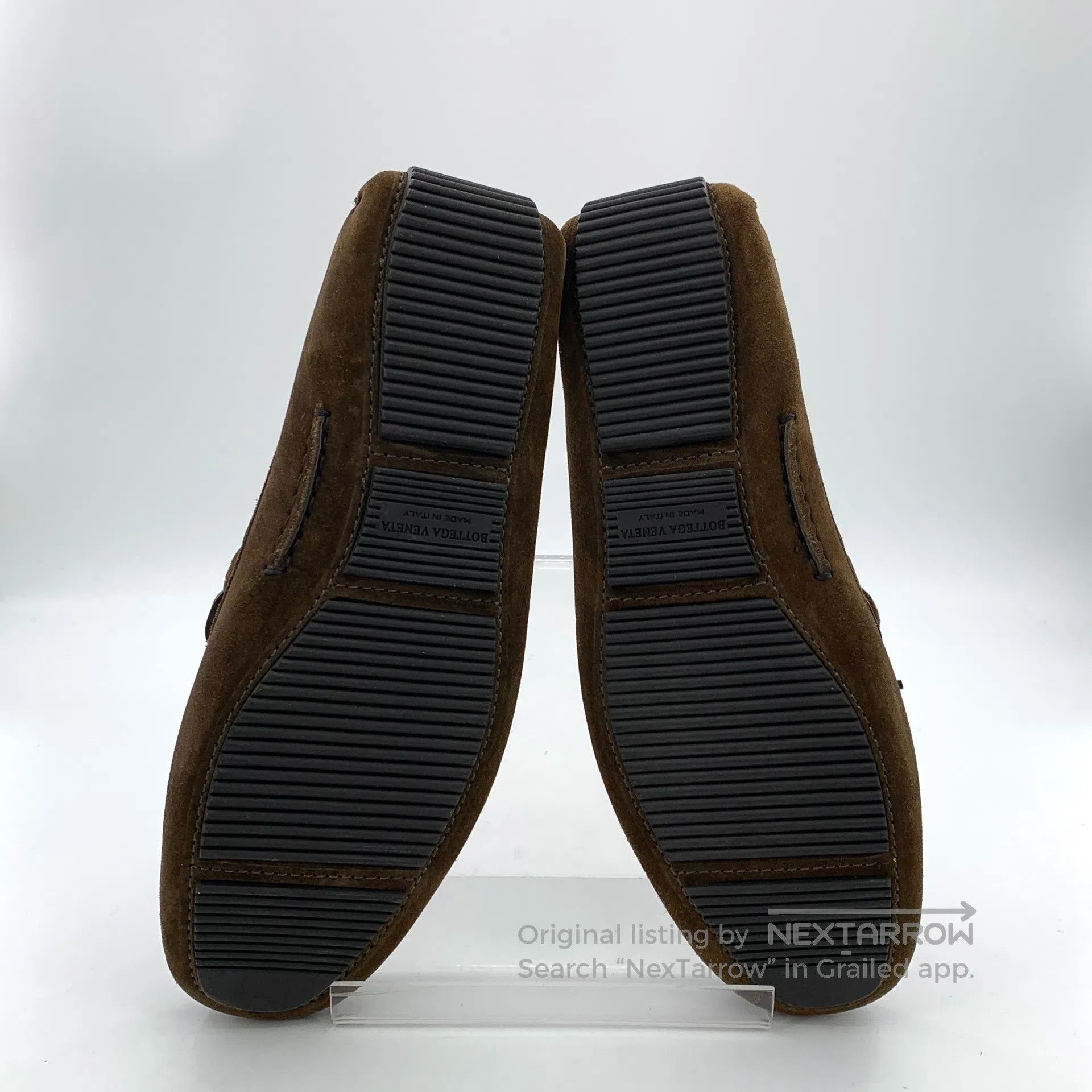 Bottega Veneta Bottega Veneta Dark green woven drawstring bow casual flat Size US 9.5 / EU 42-43 - 5 Thumbnail