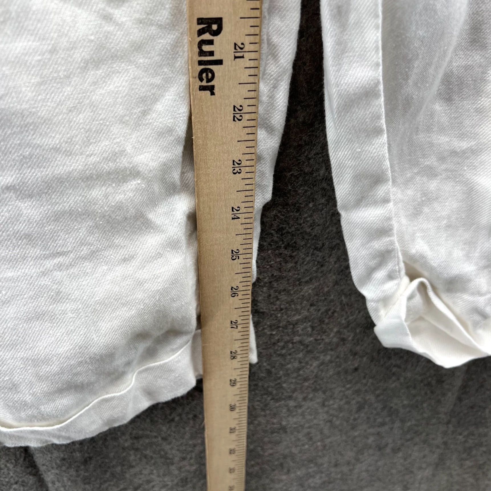 Ralph Lauren Lauren Ralph Lauren Dress Pants Women 10 White Linen Straight Hidden Pockets Solid 10 Womens Pants Brown? Size 32" / US 10 / IT 46 - 4 Thumbnail