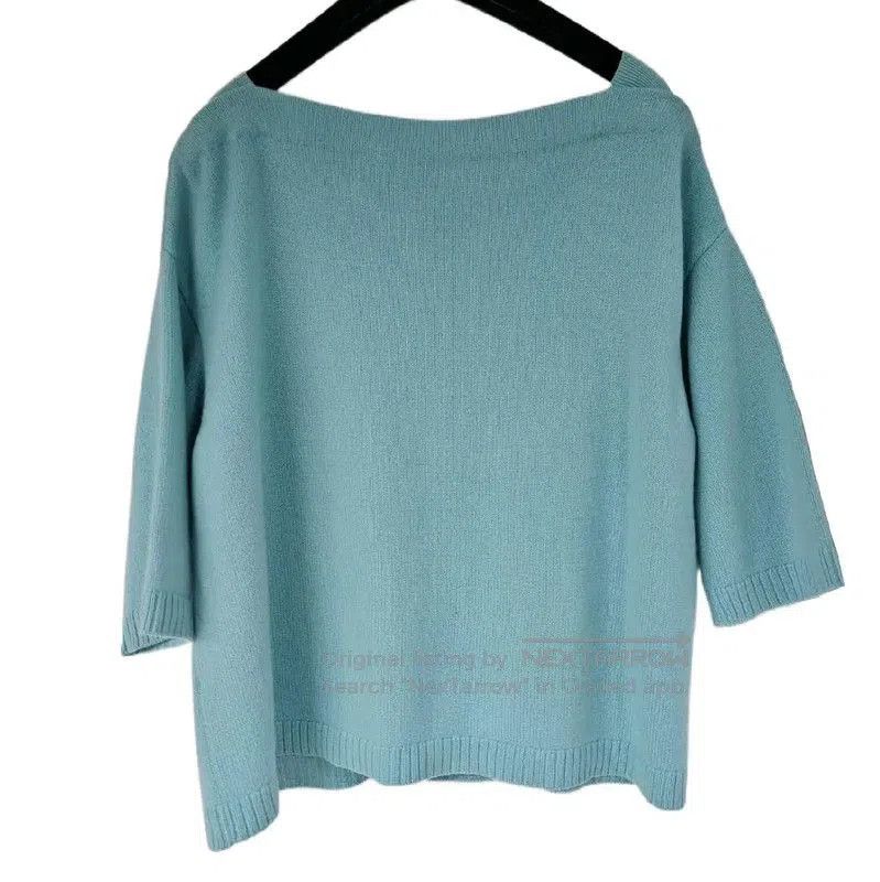 Valentino Valentino Blue Cashmere Sweater for Women . Size M / US 6-8 / IT 42-44 - 2 Thumbnail