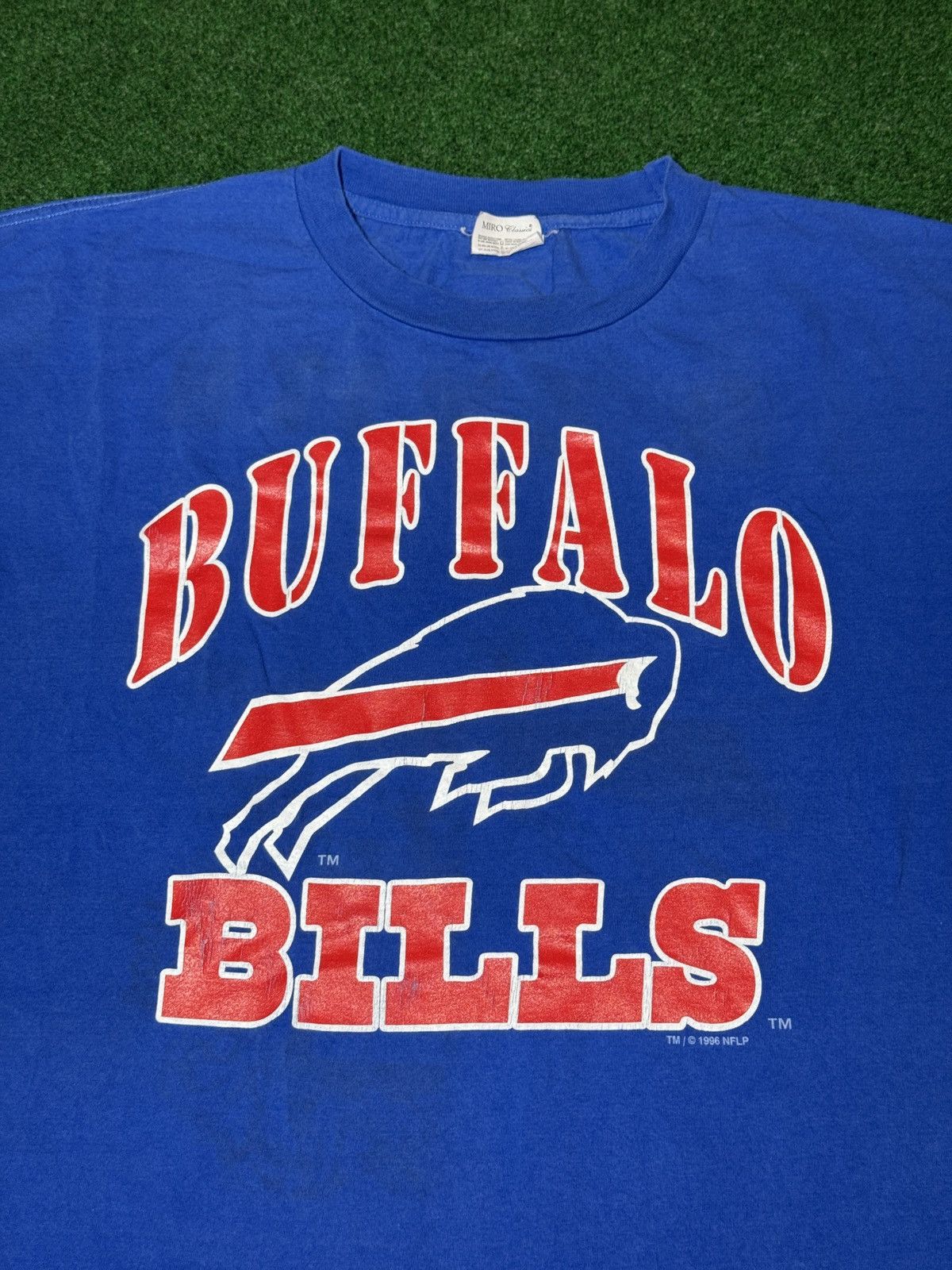 NFL × Vintage Vintage 90s Buffalo Bills Bruce Smith XL Big Logo T Shirt Size US XL / EU 56 / 4 - 2 Thumbnail
