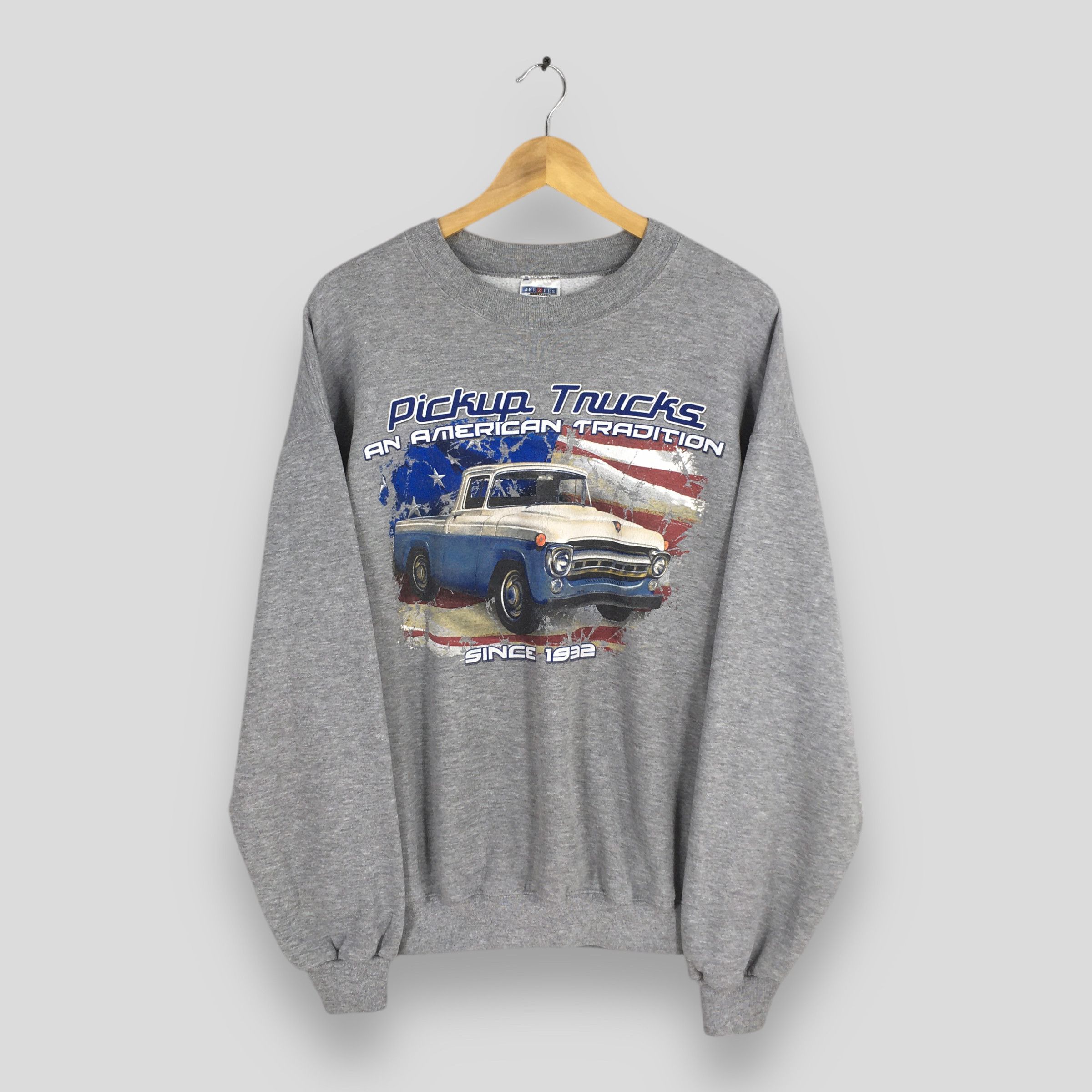 Vintage Vintage 90s Classic Cool Pickups Trucks Sweatshirt XLarge Size US XL / EU 56 / 4 - 1 Thumbnail