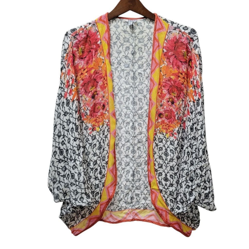 Other Blank London Women's 100% Viscose Kimono Top. One Size Size L / US 10 / IT 46 - 2 Thumbnail
