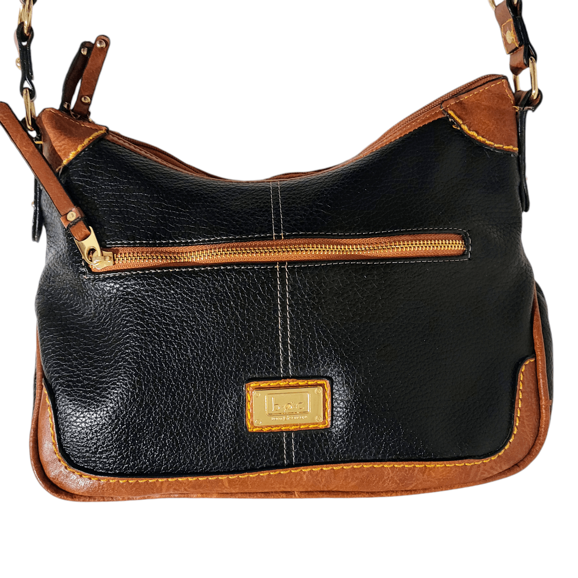 Boc B.O.C. Oakfield Hobo Black & Tan Faux Leather Shoulder Bag Size ONE SIZE - 4 Thumbnail